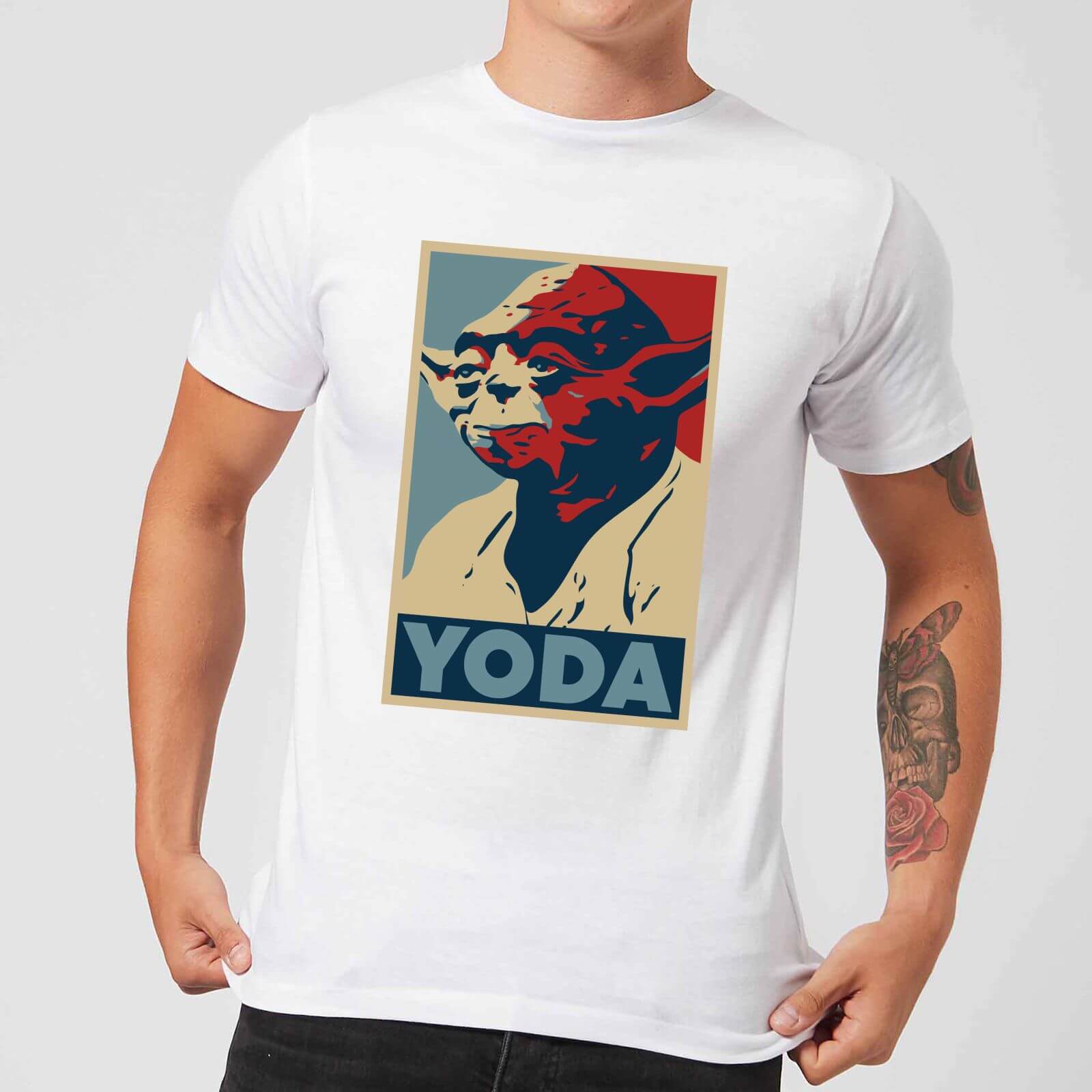 Star Wars Yoda Poster Men's T-Shirt - White - 3XL - White