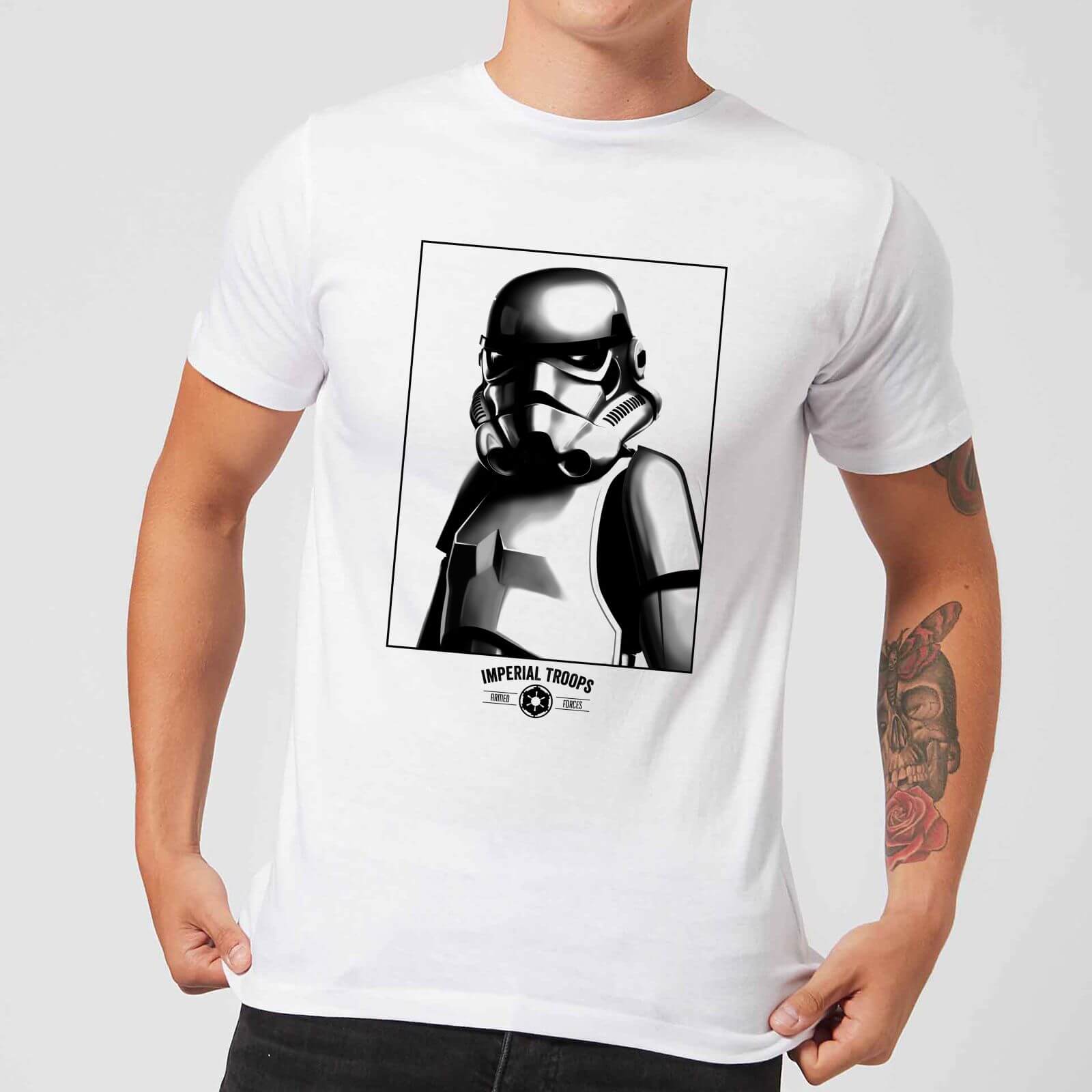 Star Wars Imperial Troops Men's T-Shirt - White - 3XL - White