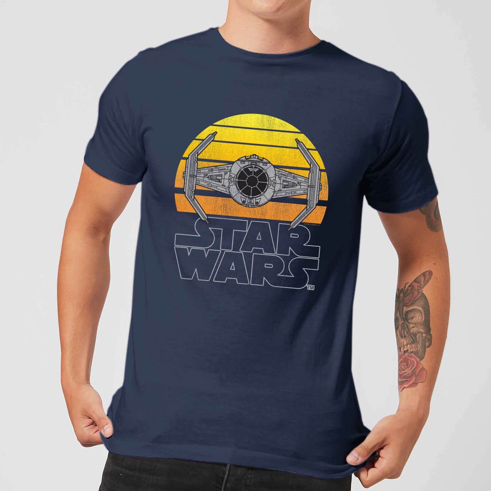 

T-Shirt Homme Sunset Tie Star Wars Classic - Bleu Marine - S - Navy