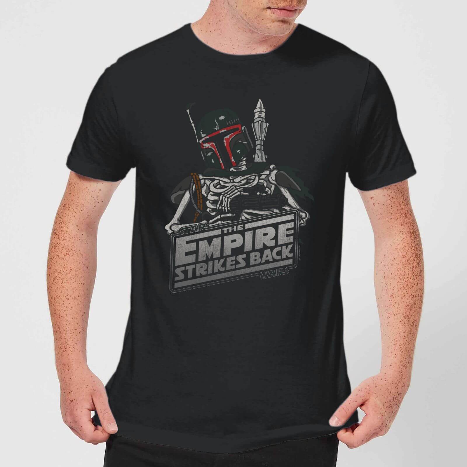 Star Wars Boba Fett Skeleton Men's T-Shirt - Black - 3XL - Black