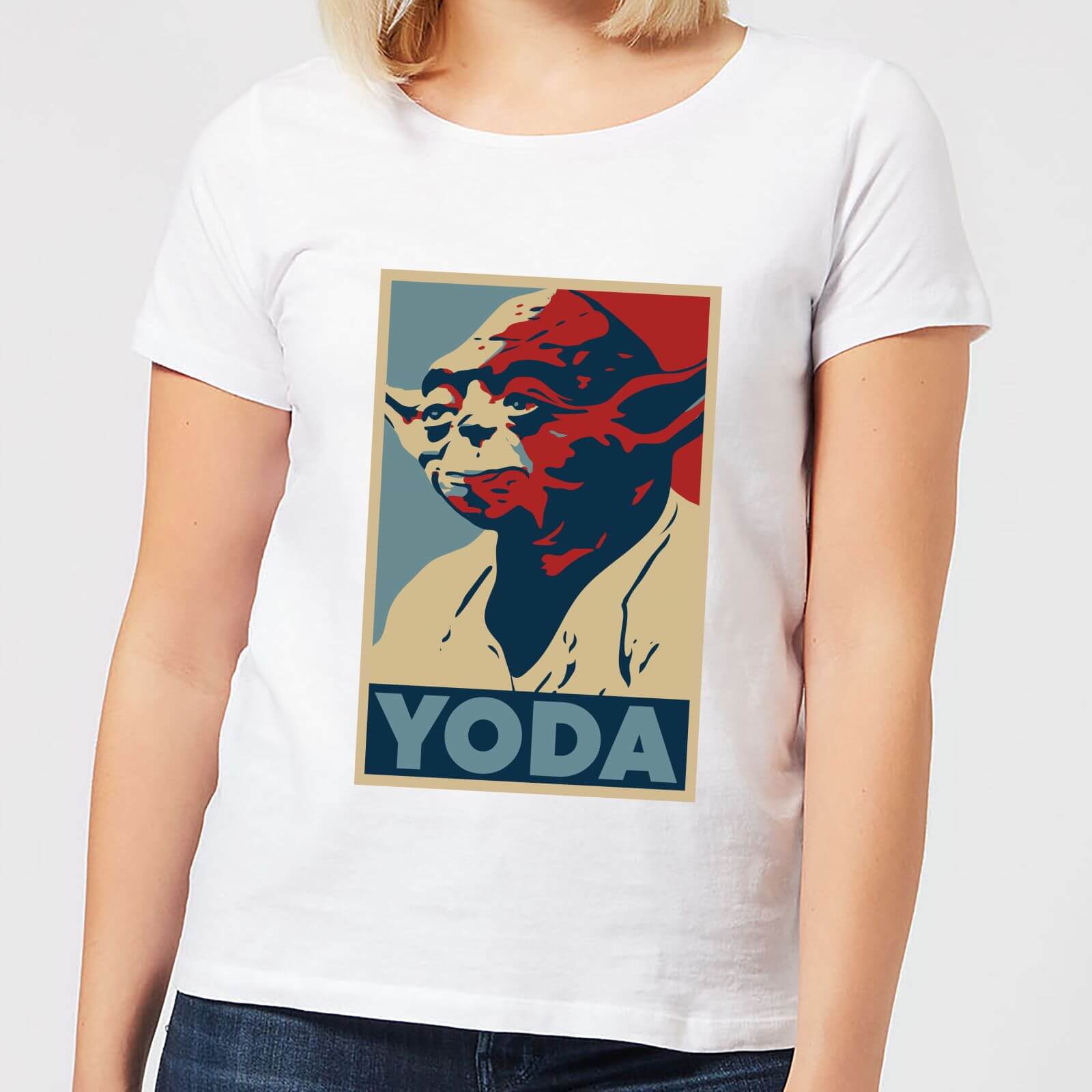 Star Wars Classic Yoda Poster Damen T-Shirt – Weiß – S