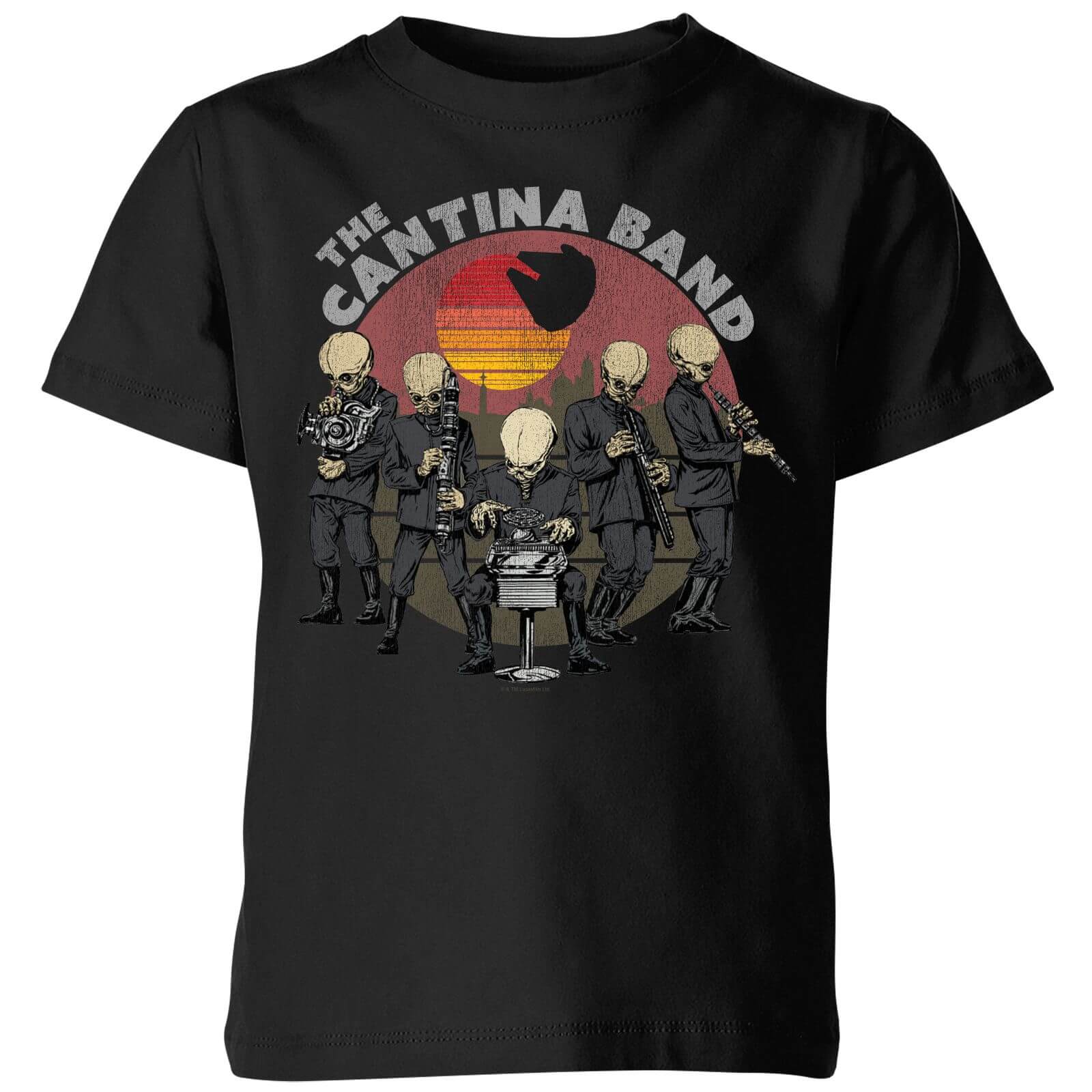 

T-Shirt Star Wars Cantina Band - Nero - Bambini - 3-4 Anni