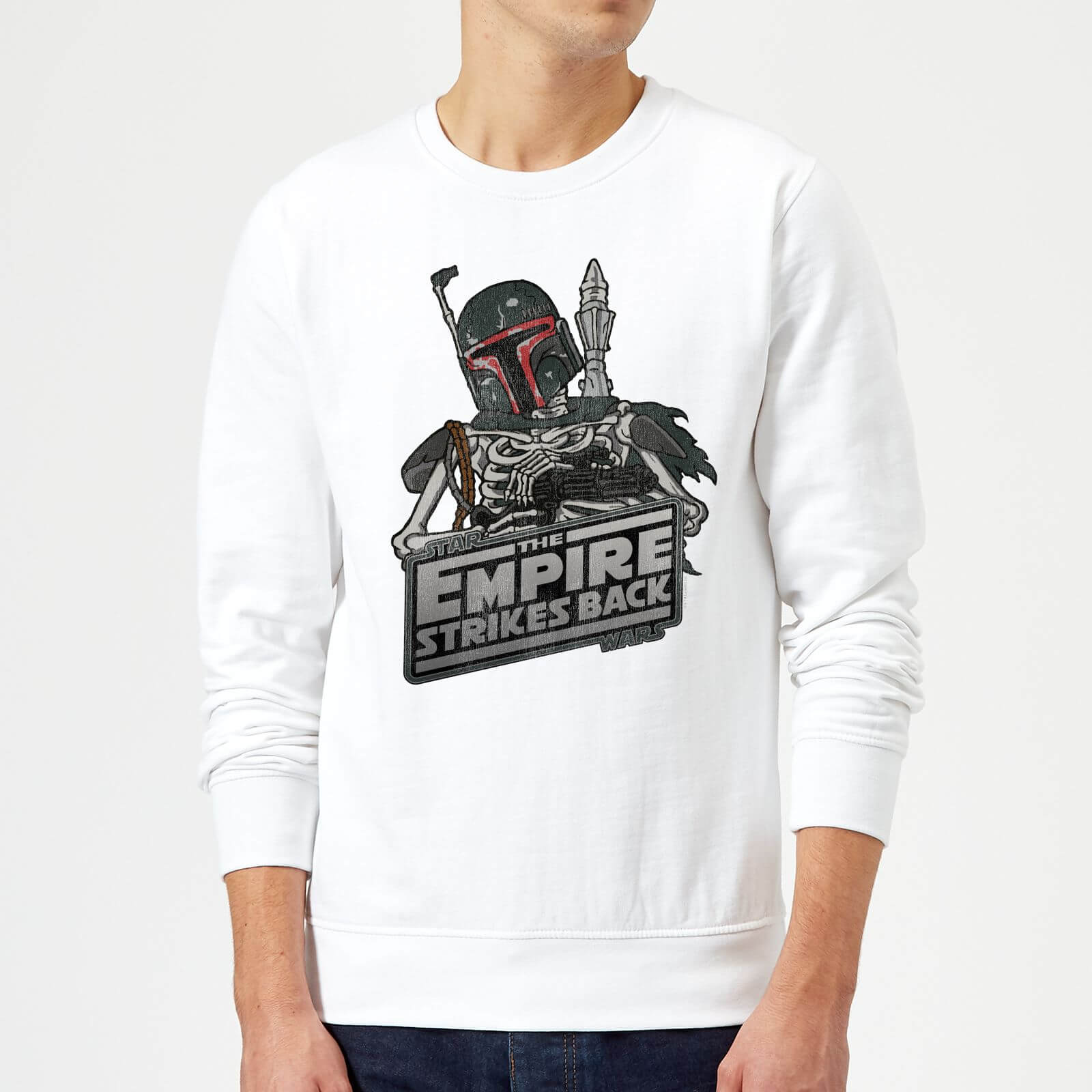 

Felpa Star Wars Boba Fett Skeleton- Bianco - L - Bianco