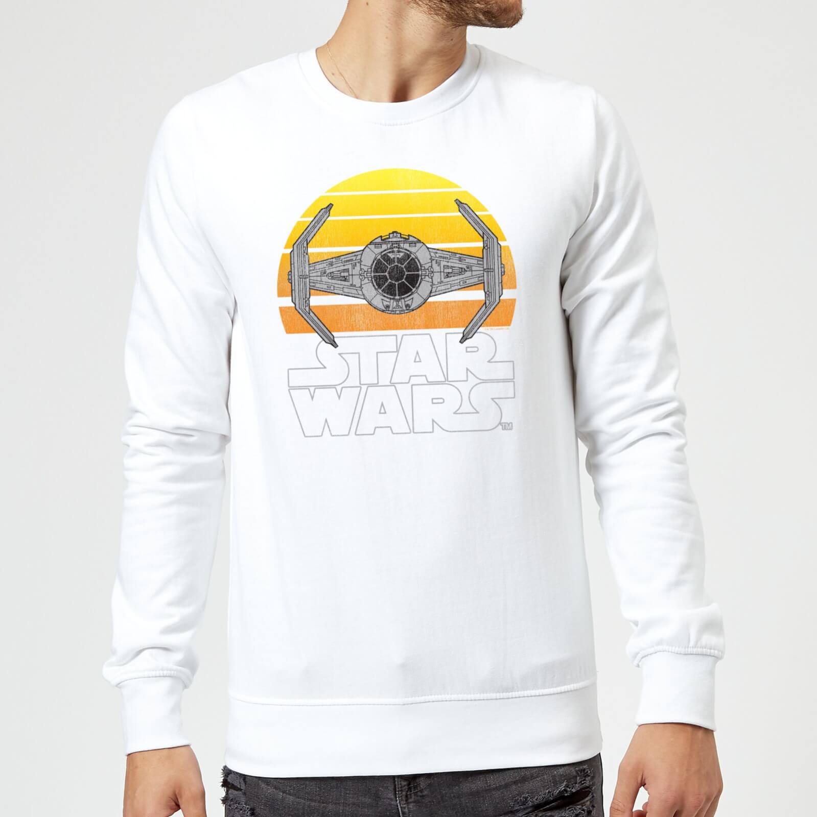 Star Wars Sunset Tie Sweatshirt - White - XXL