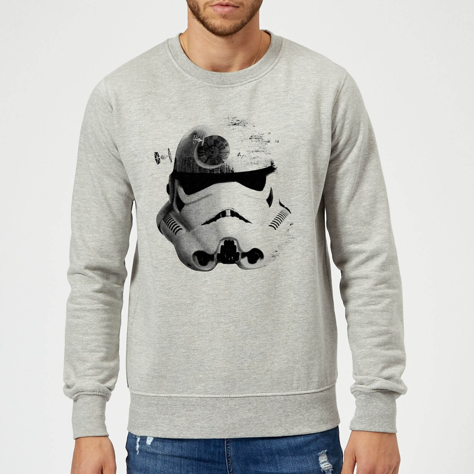 

Felpa Star Wars Command Stromtrooper Death Star- Grigio - S