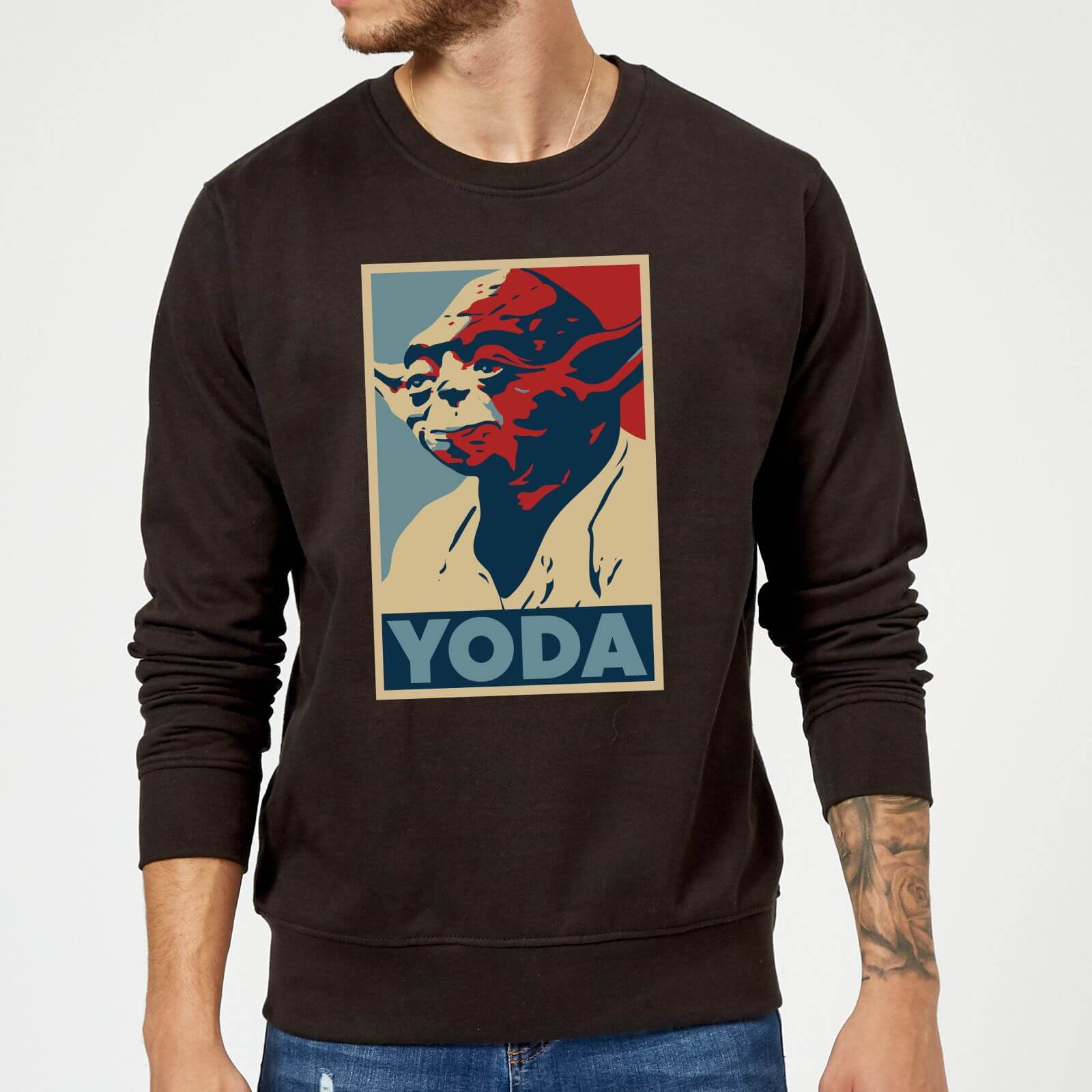 Star Wars Yoda Poster Sweatshirt - Black - XXL