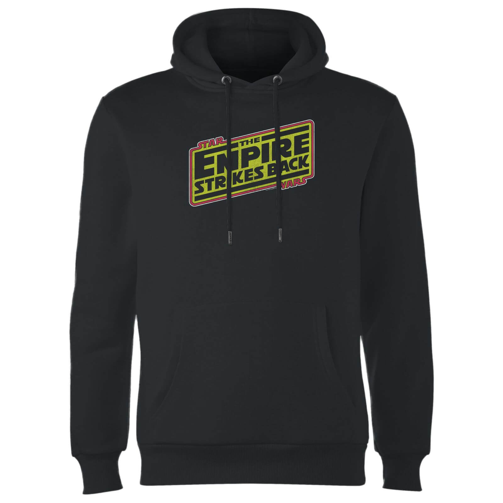Star Wars Classic Empire Strikes Back Logo Hoodie – Schwarz – XL