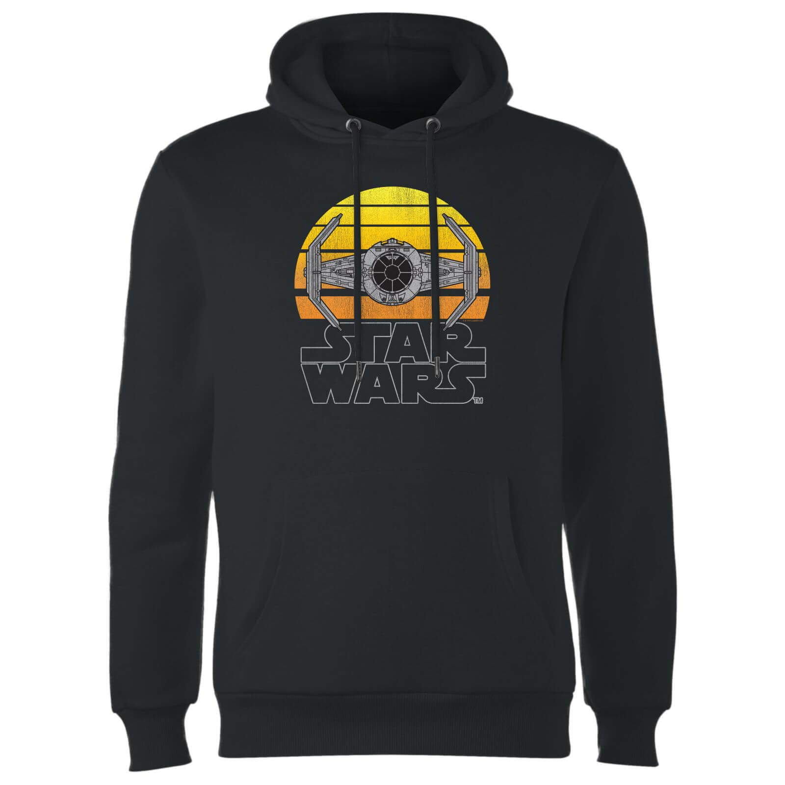 Star Wars Sunset Tie Hoodie - Black - L