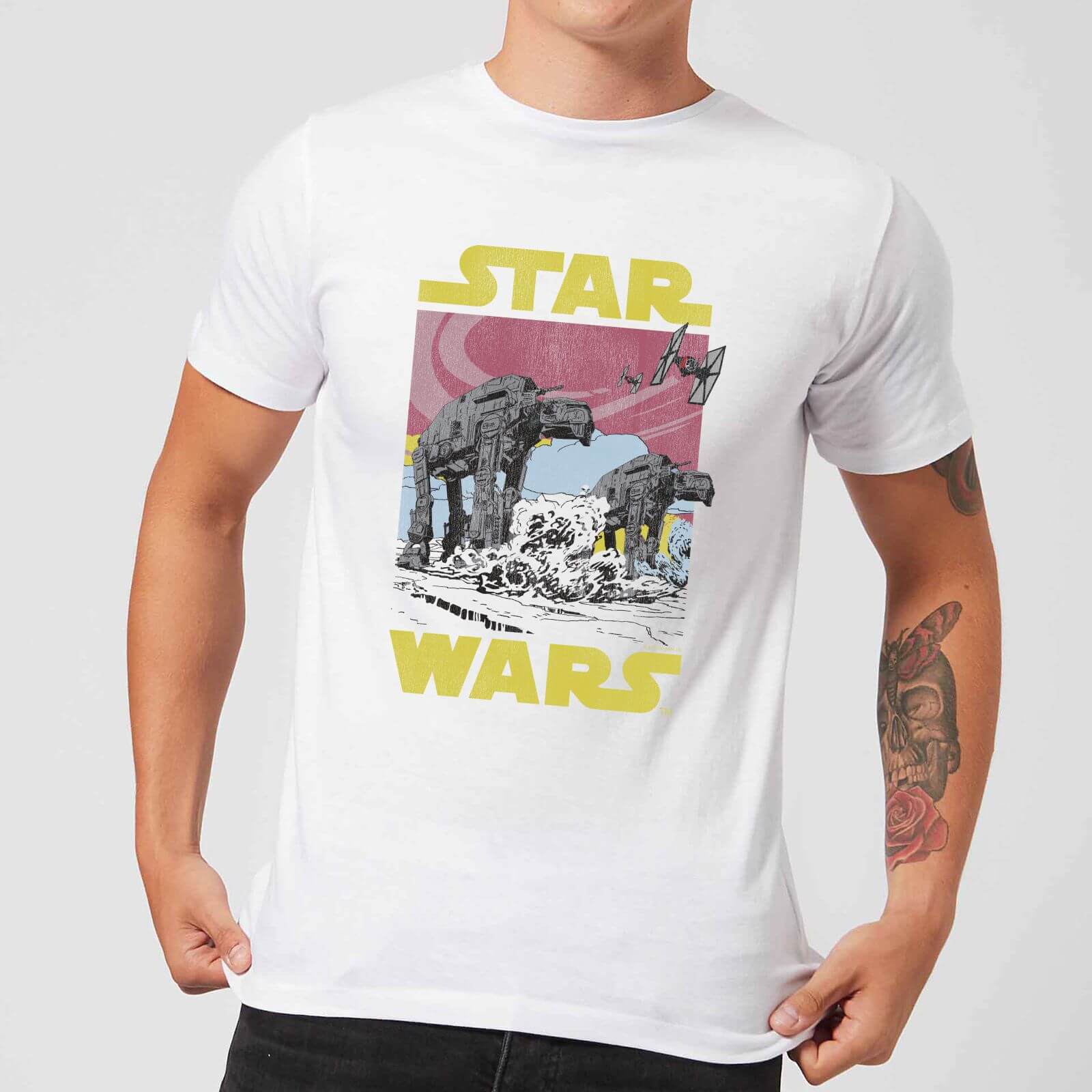

T-Shirt Star Wars ATAT - Bianco - Uomo - S - Bianco