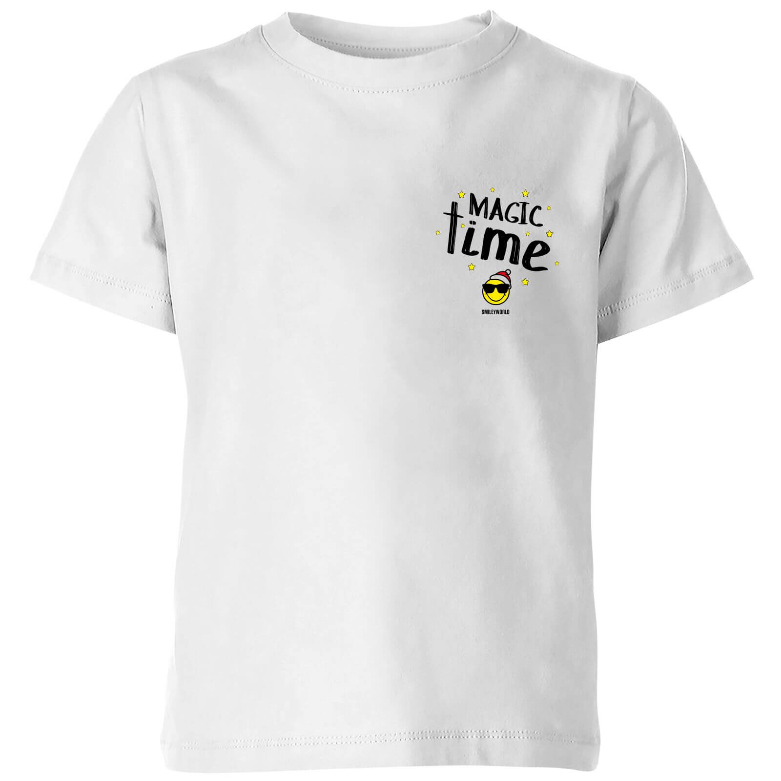 T-Shirt Enfant Magic Time - Smiley World - Blanc - 5-6 ans - Blanc