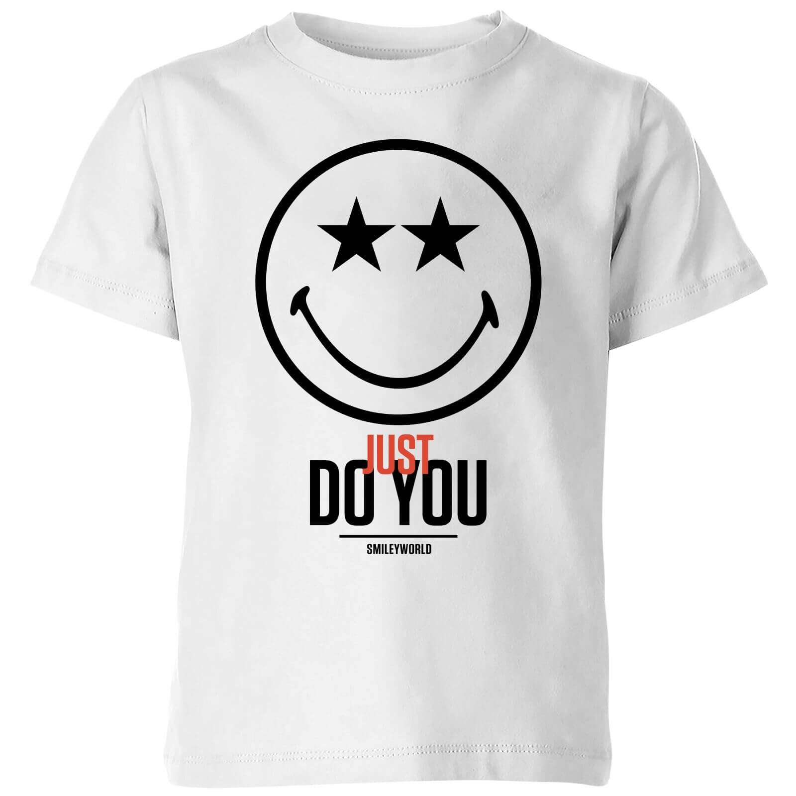 Smiley World Slogan Just Do You Kids' T-Shirt - White - 7-8 Jahre - Weiß
