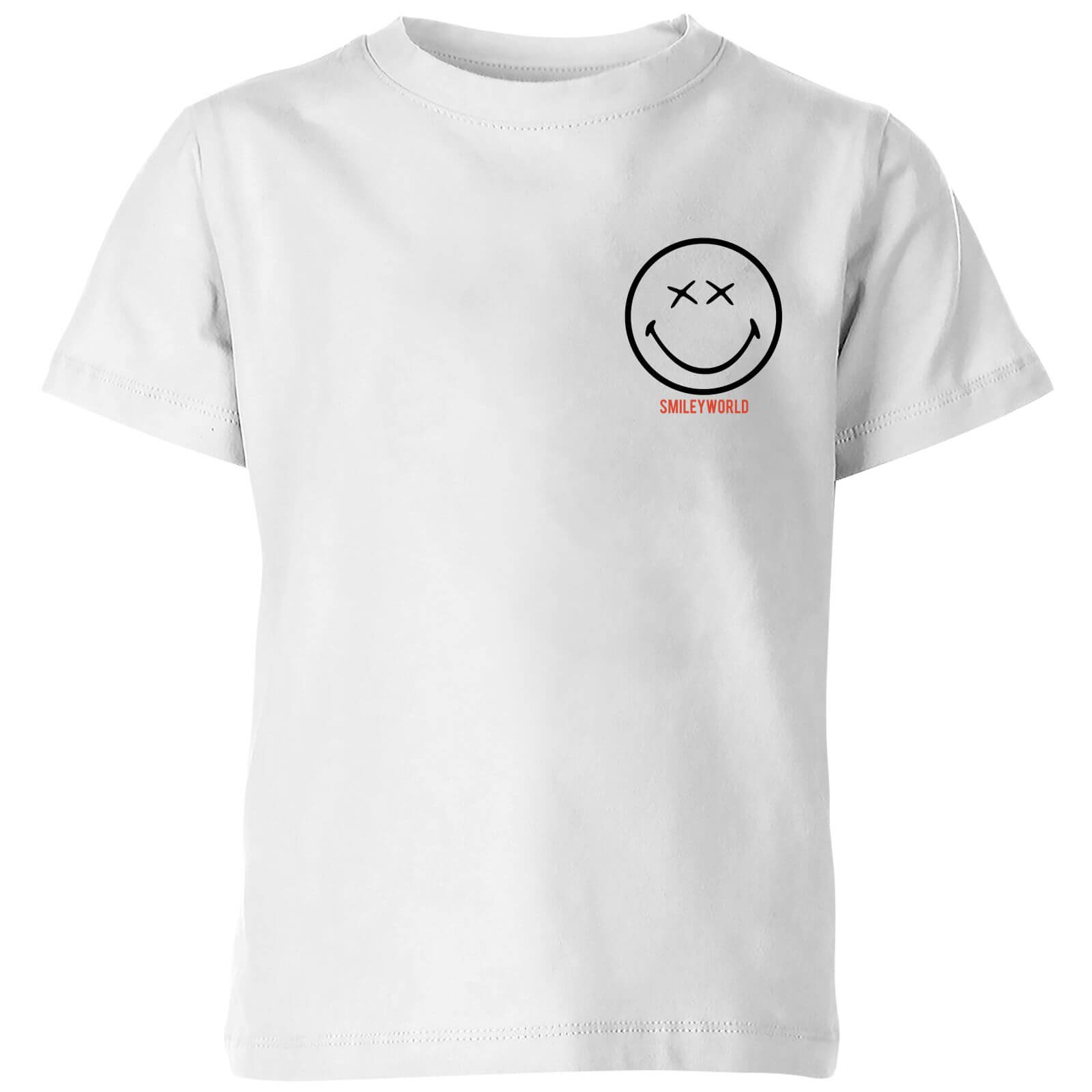 T-Shirt Enfant Pocket Smiley - Smiley World - Blanc - 5-6 ans - Blanc