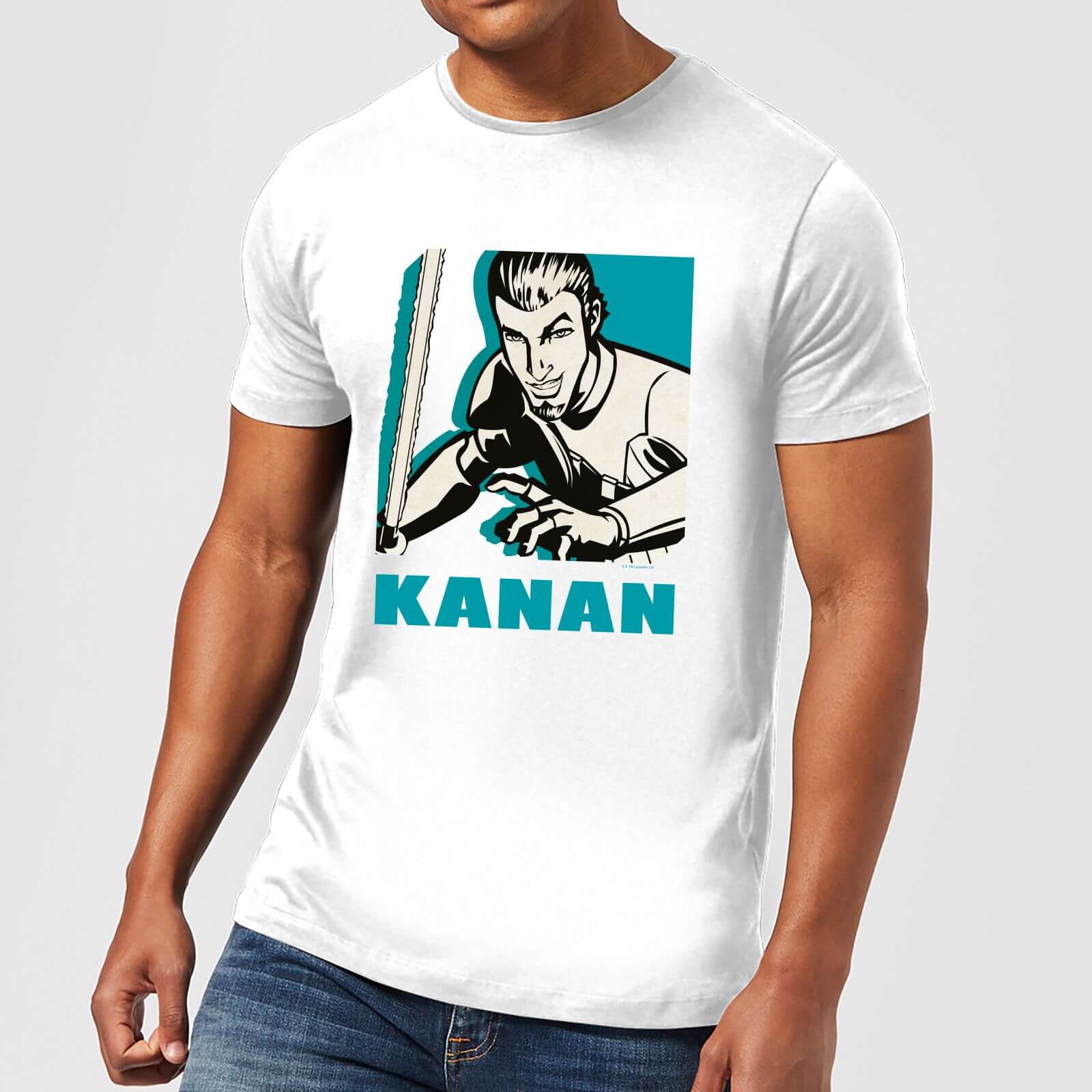 

T-Shirt Star Wars Rebels Kanan - Bianco - Uomo - XL - Bianco