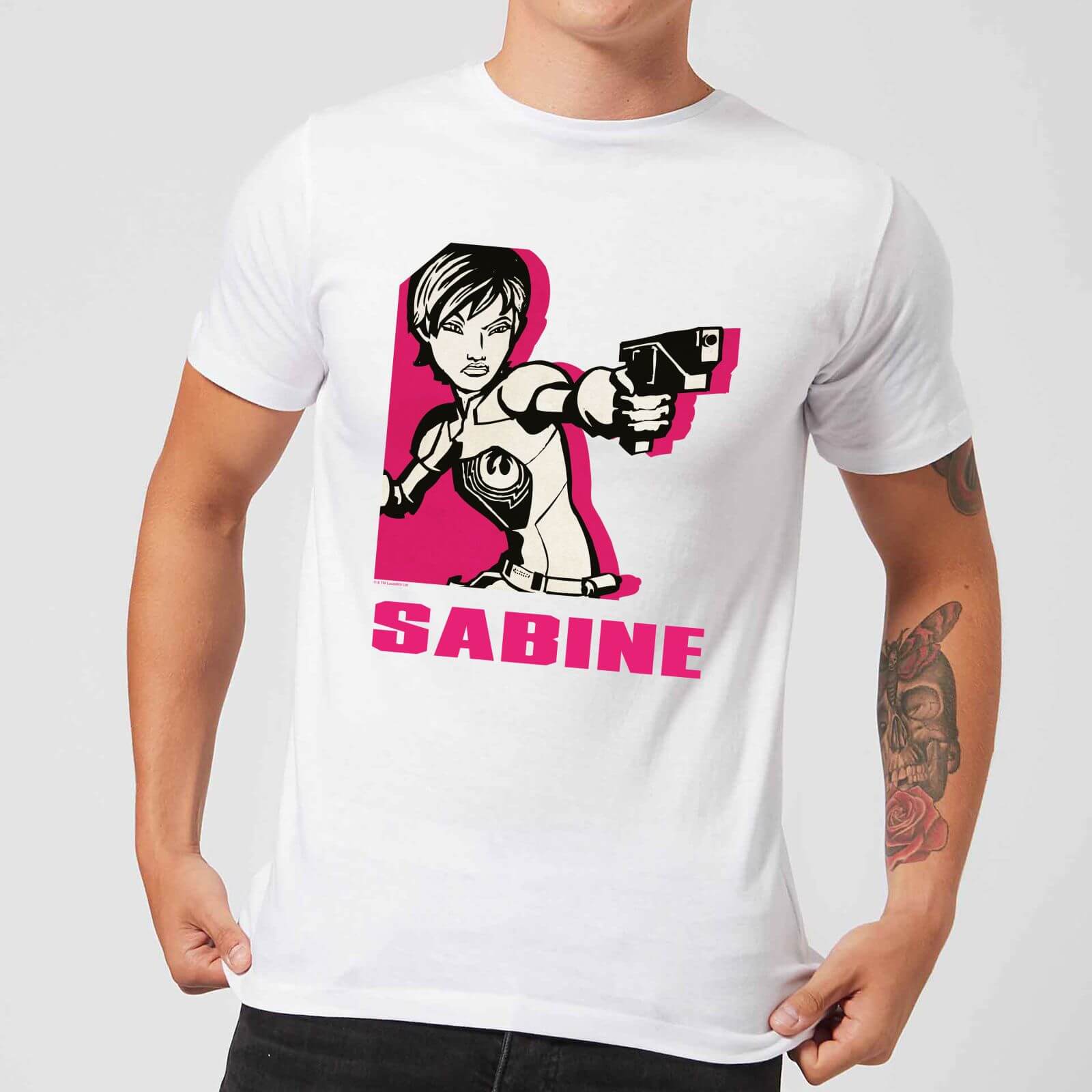 

T-Shirt Star Wars Rebels Sabine - Bianco - Uomo - XL - Bianco