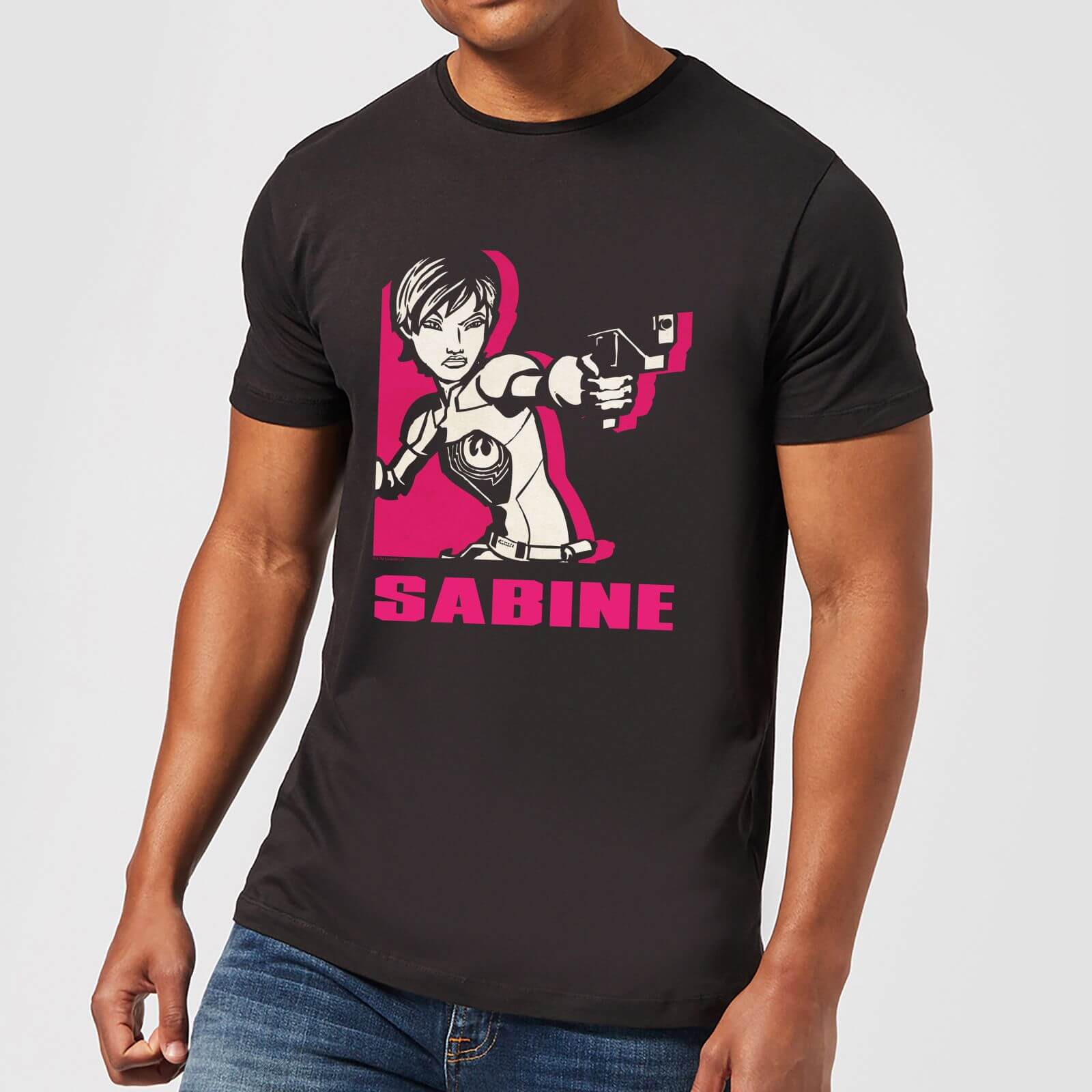 

T-Shirt Star Wars Rebels Sabine - Nero - Uomo - XL - Nero