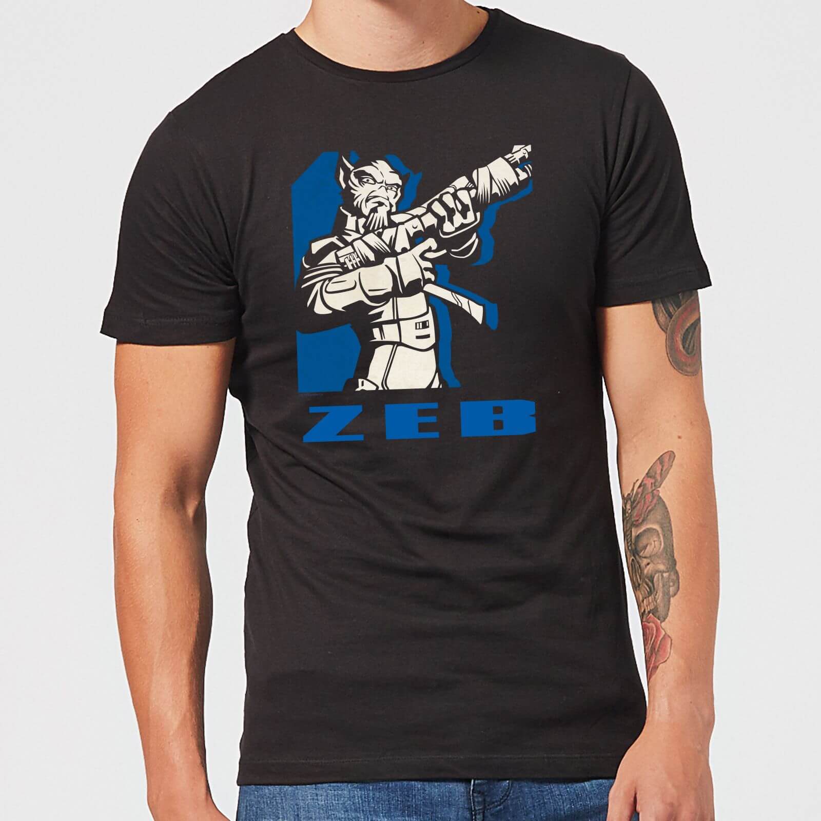 Star Wars Rebels Zeb Herren T-Shirt - Schwarz - M - Schwarz