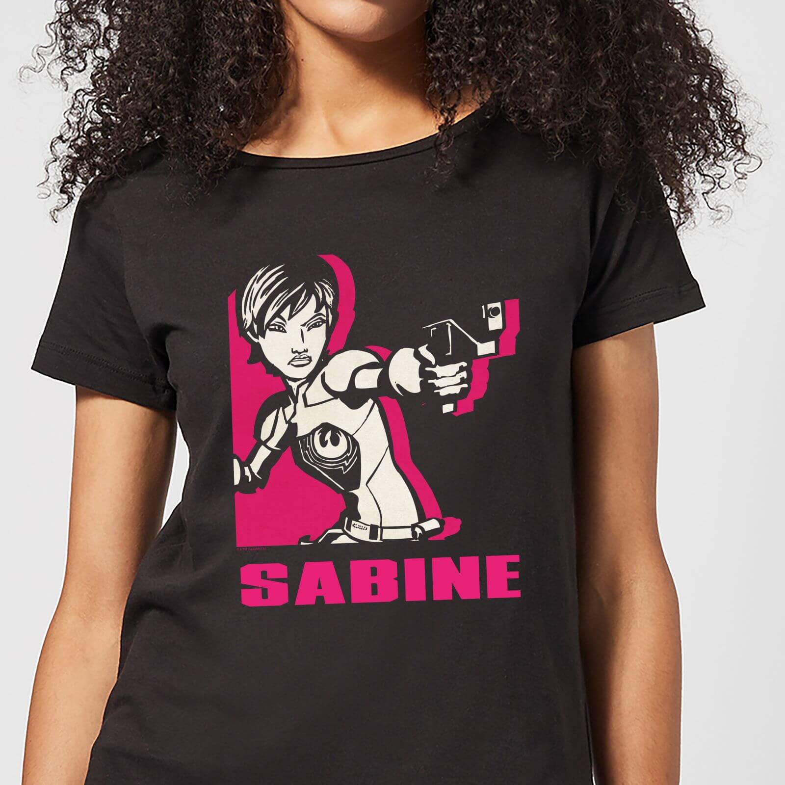 T-Shirt Femme Sabine Star Wars Rebels - Noir - 3XL - Noir