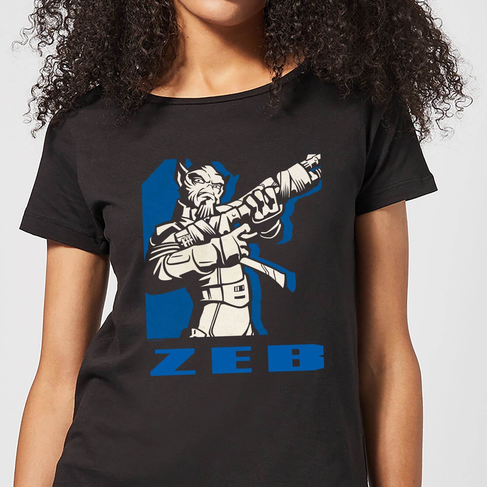 Star Wars Rebels Zeb Damen T-Shirt - Schwarz - L - Schwarz