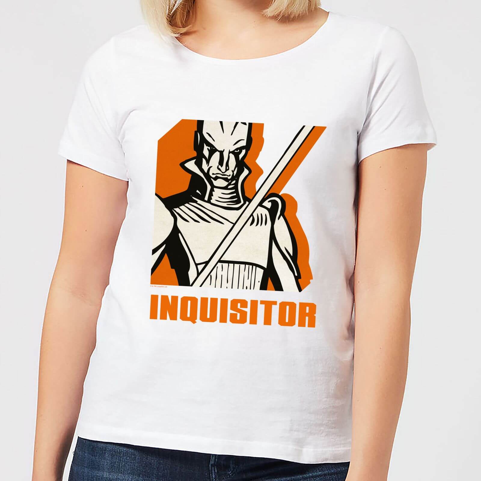 

T-Shirt Star Wars Rebels Inquisitor - Bianco - Donna - M - Bianco