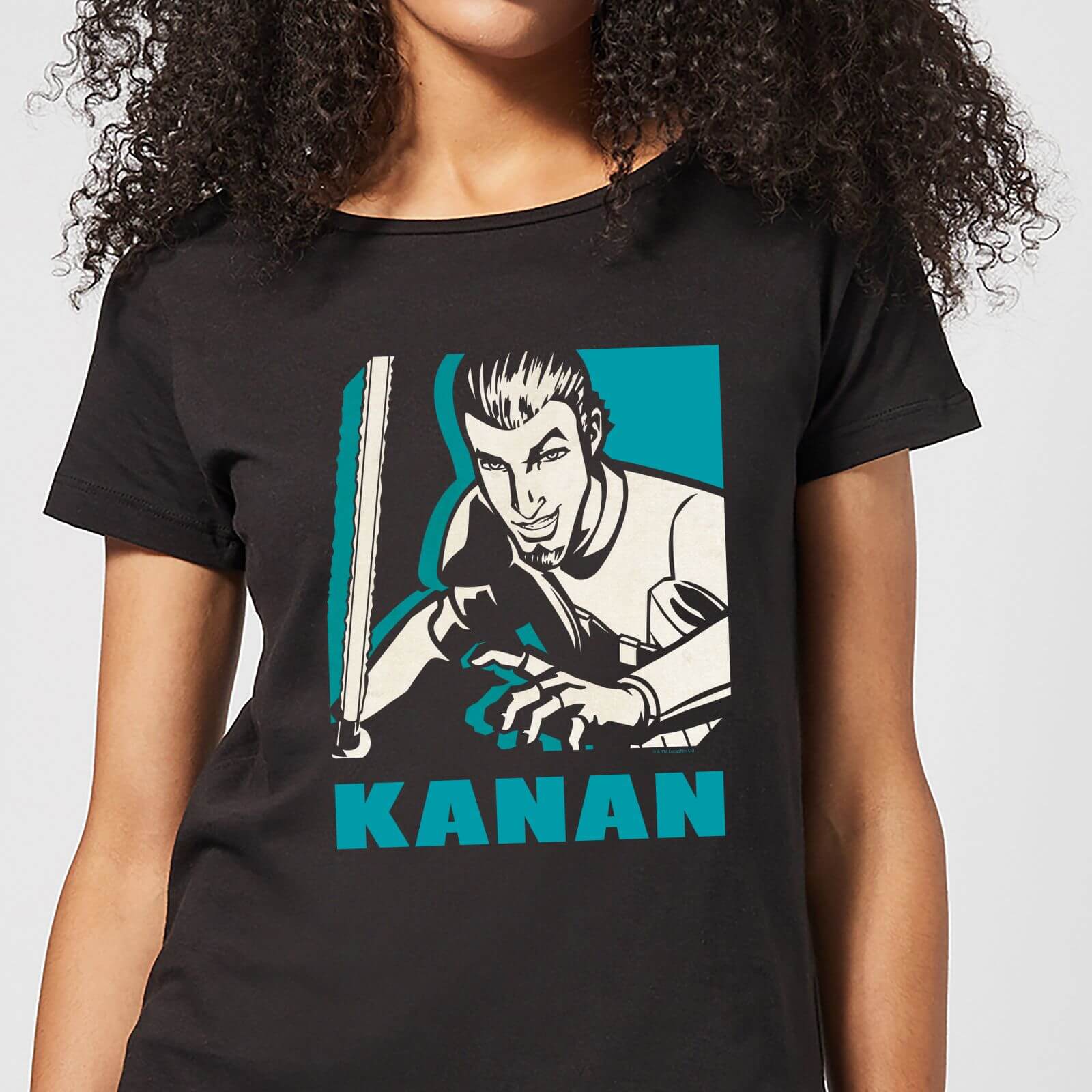 

T-Shirt Star Wars Rebels Kanan - Nero - Donna - XXL - Nero