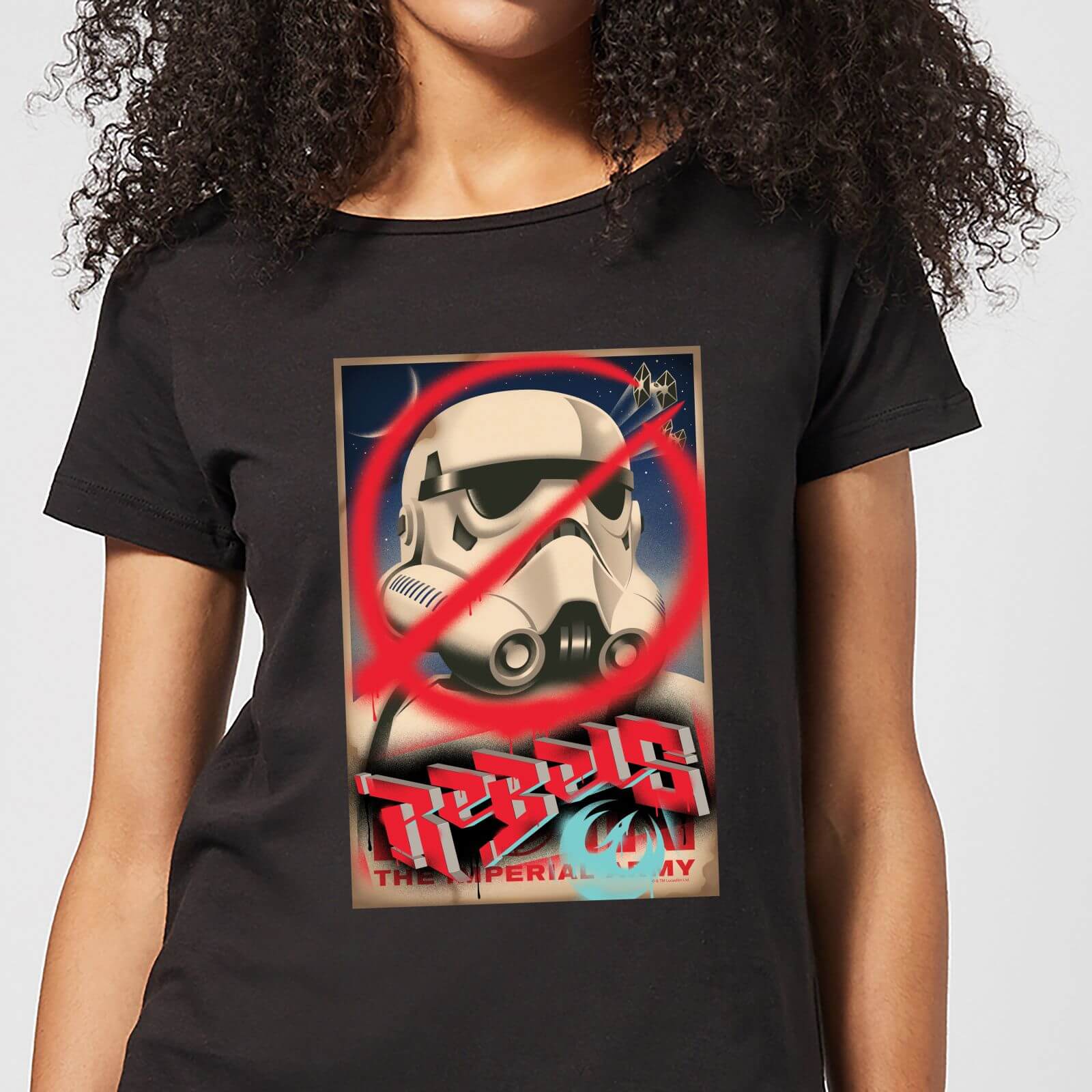 Star Wars Rebels Poster Women's T-Shirt - Black - M - Black