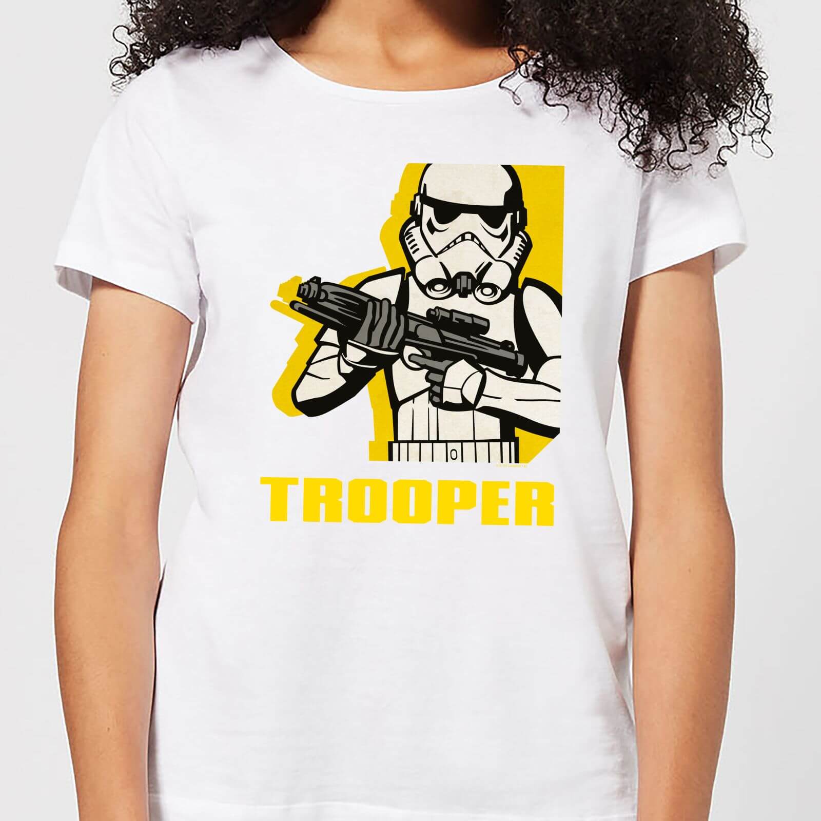 T-Shirt Star Wars Rebels Trooper - Bianco - Donna - M - Bianco