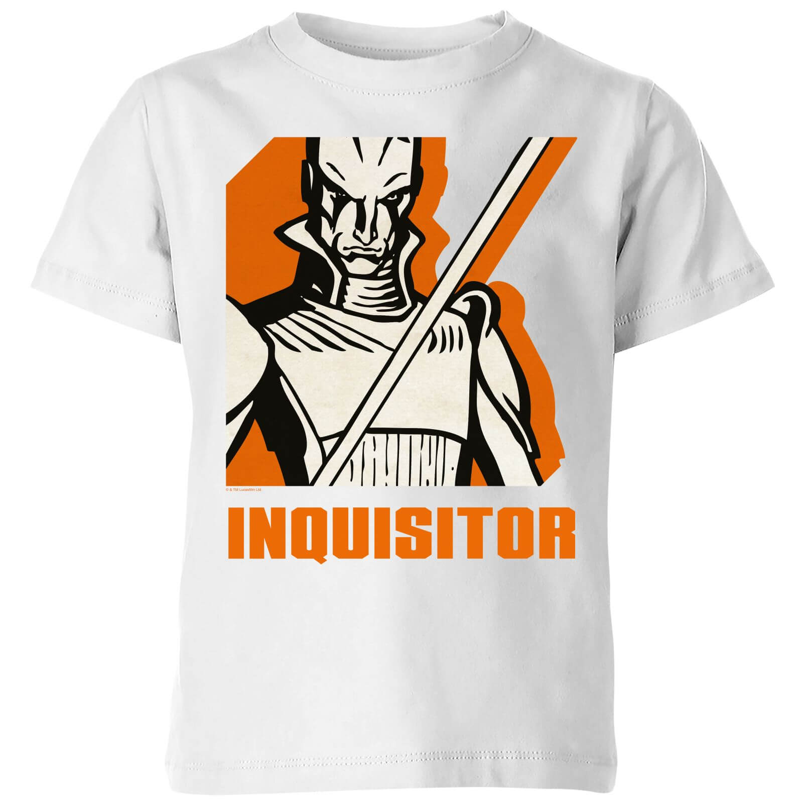 

T-Shirt Star Wars Rebels Inquisitor - Bianco - Bambini - 7-8 Anni