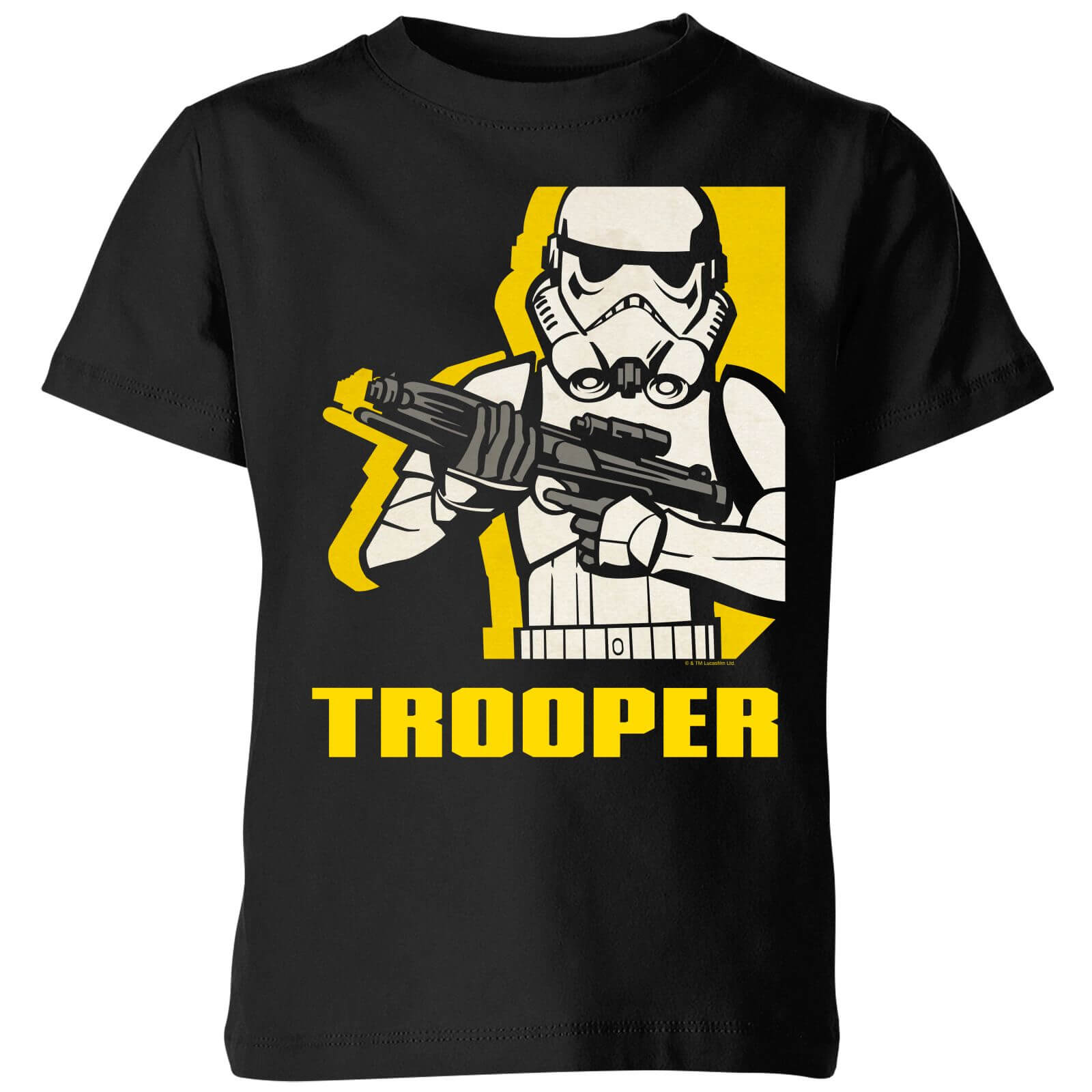 Star Wars Rebels Trooper Kids' T-Shirt - Black - 11-12 Years