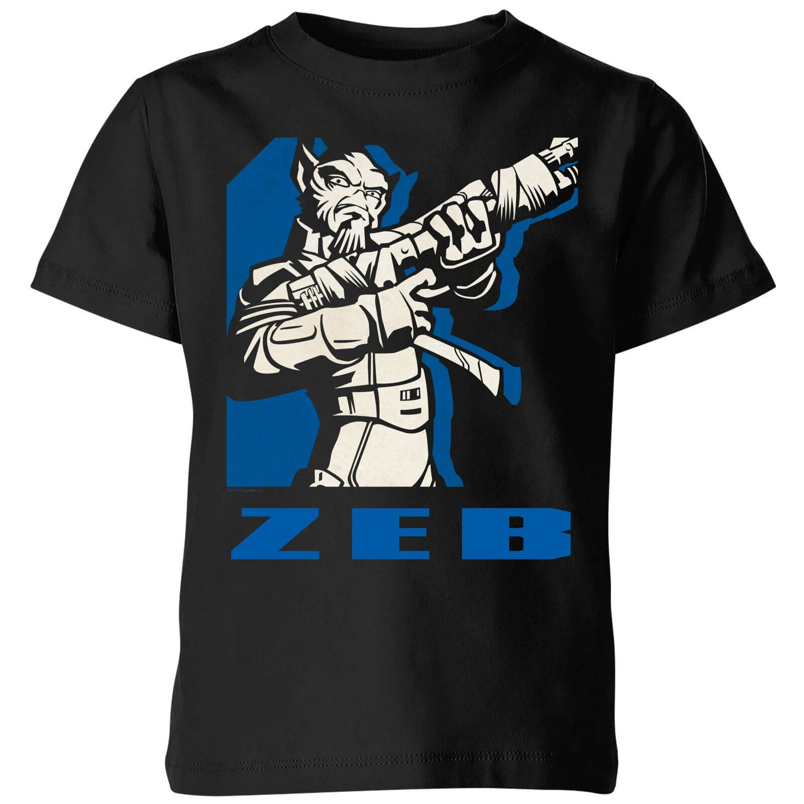 

T-Shirt Star Wars Rebels Zeb - Nero - Bambini - 3-4 Anni - Nero
