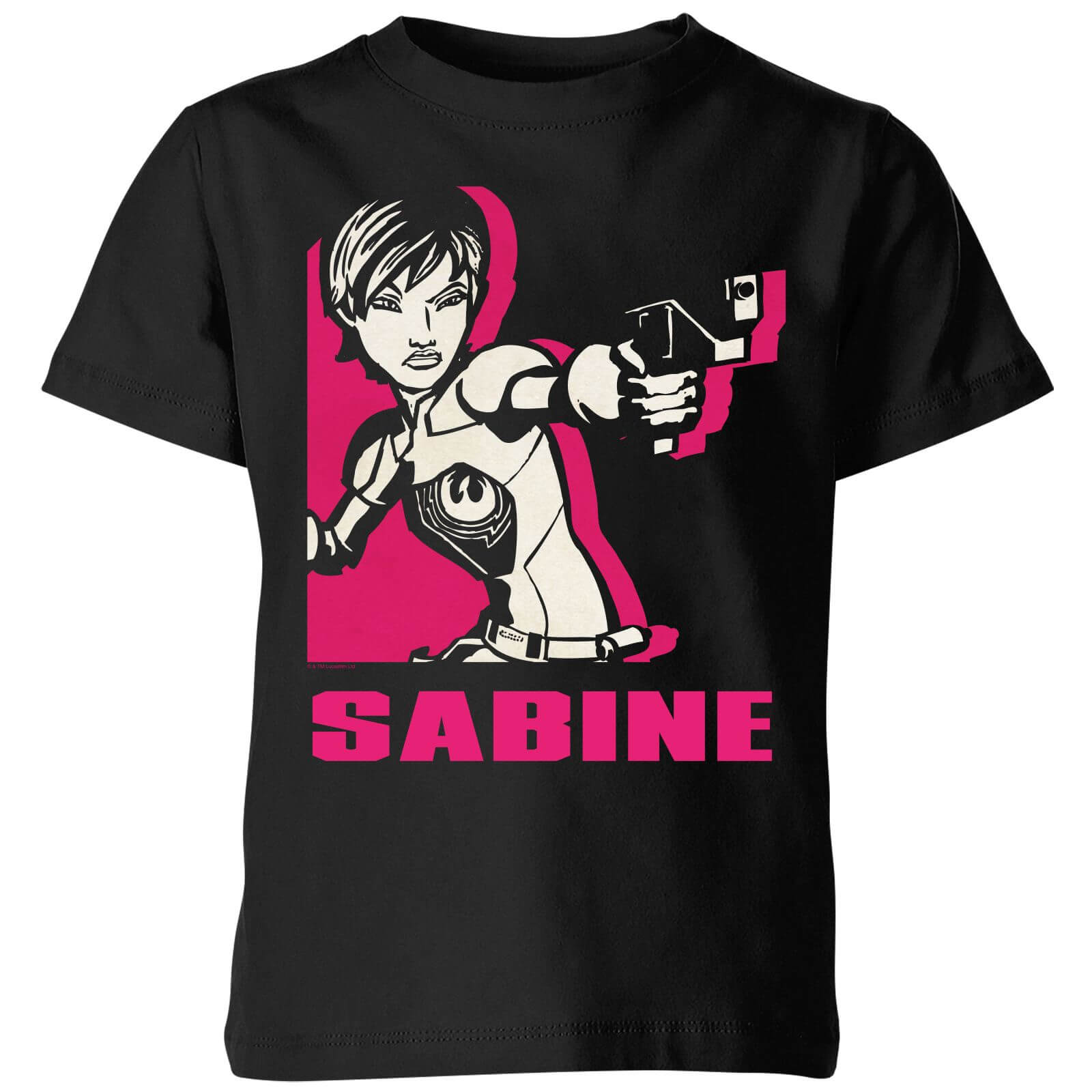 

T-Shirt Star Wars Rebels Sabine - Nero - Bambini - 3-4 Anni - Nero