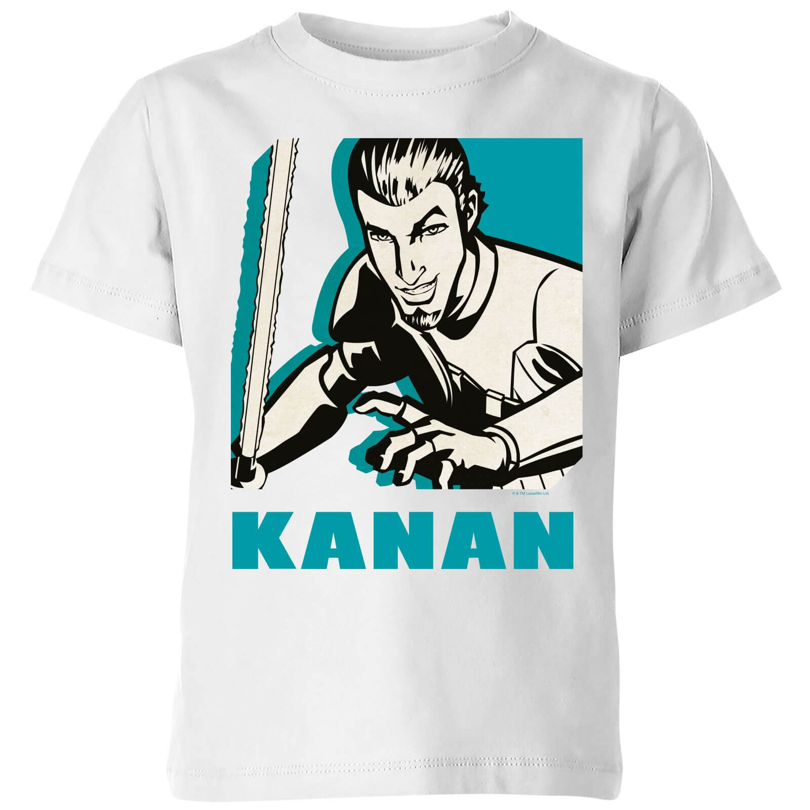 

T-Shirt Enfant Kanan Star Wars Rebels - Blanc - 11-12 ans - Blanc
