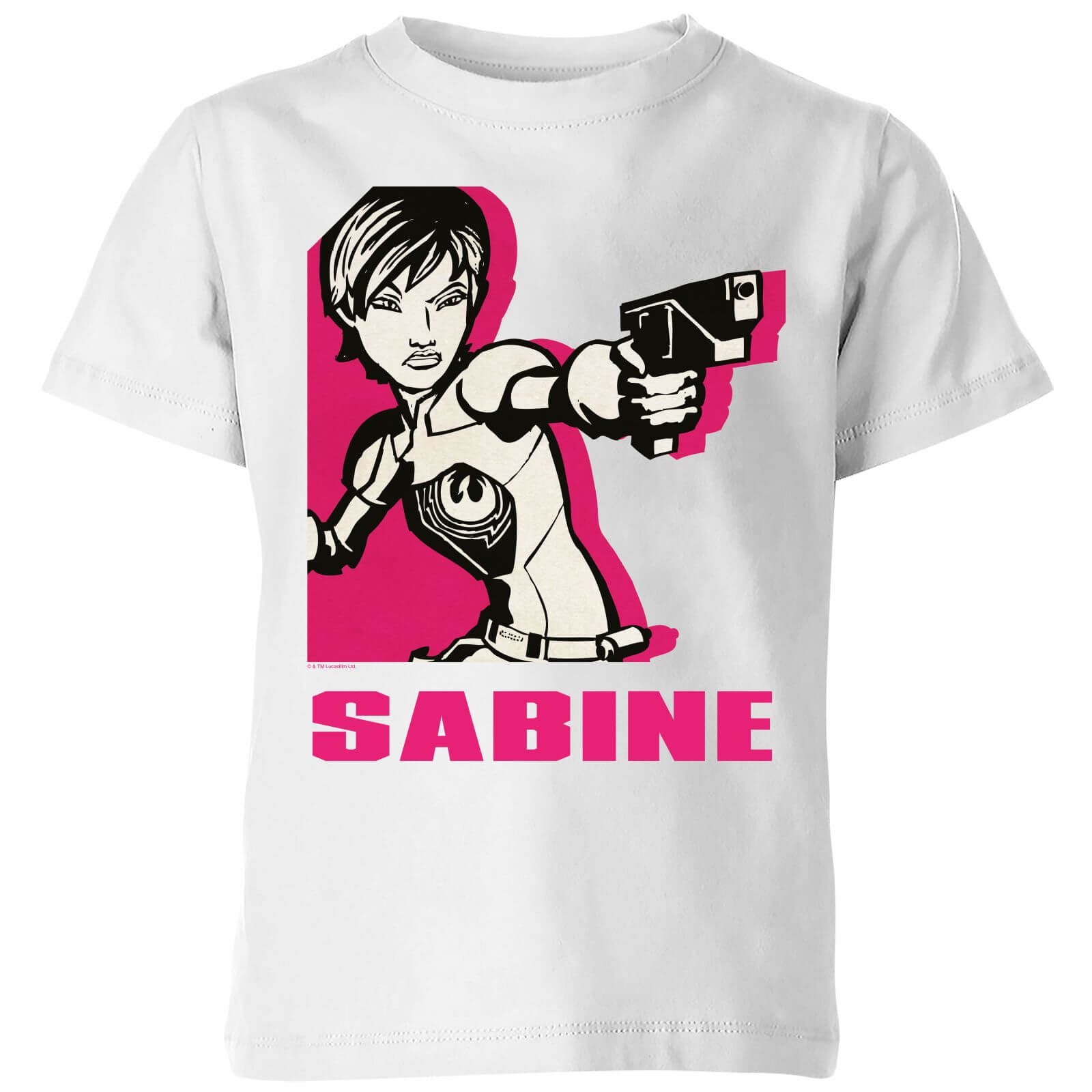 

T-Shirt Star Wars Rebels Sabine - Bianco - Bambini - 3-4 Anni - Bianco
