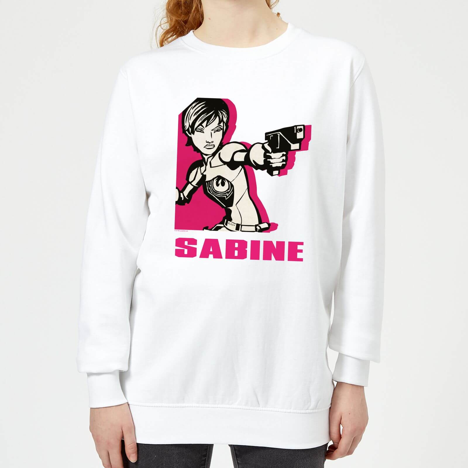 Sweat Femme Sabine Star Wars Rebels - Blanc - XS - Blanc
