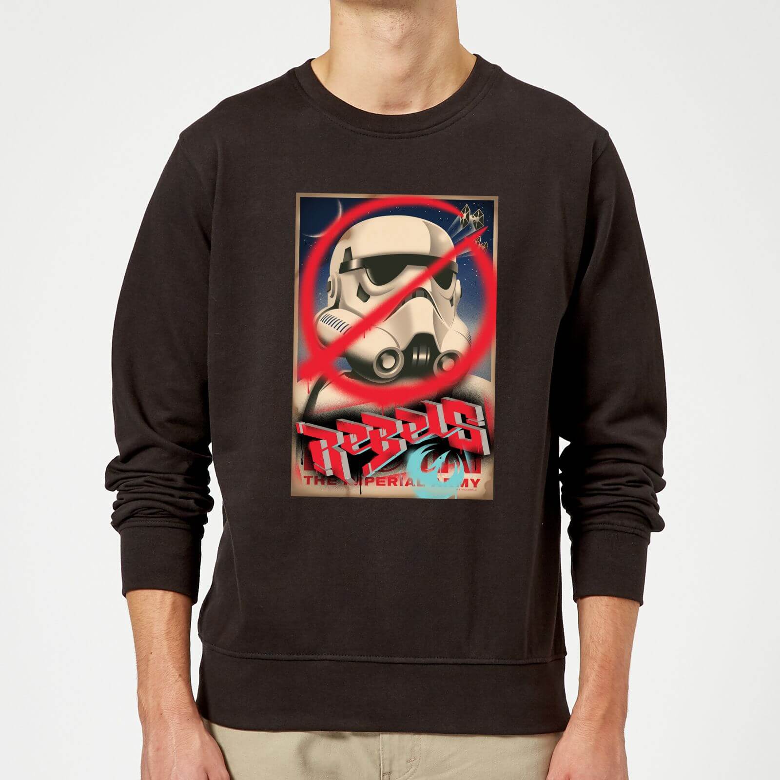 

Sweat Homme Poster Star Wars Rebels - Noir - XL - Noir