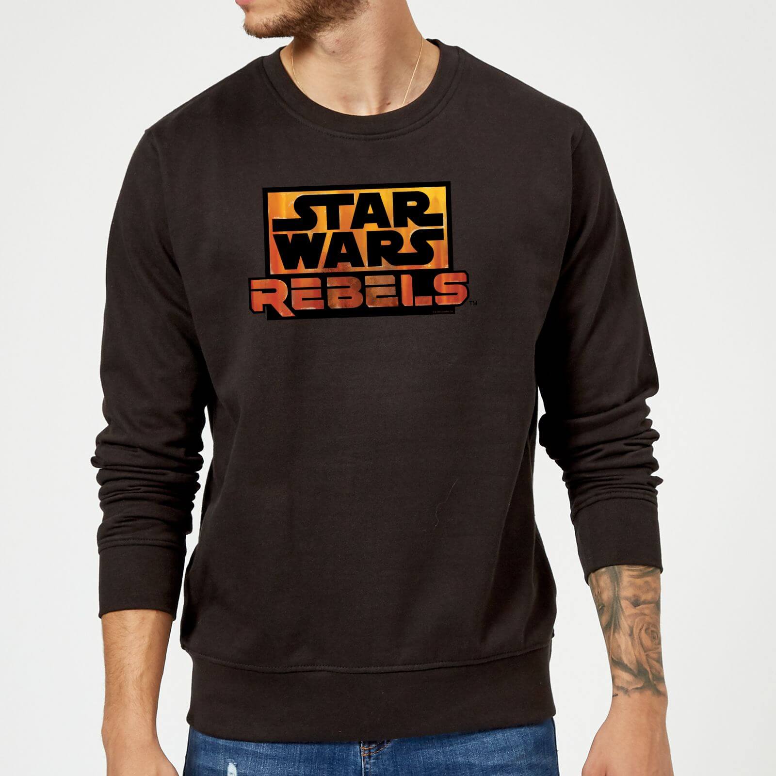 Star Wars Rebels Logo Pullover – Schwarz – S