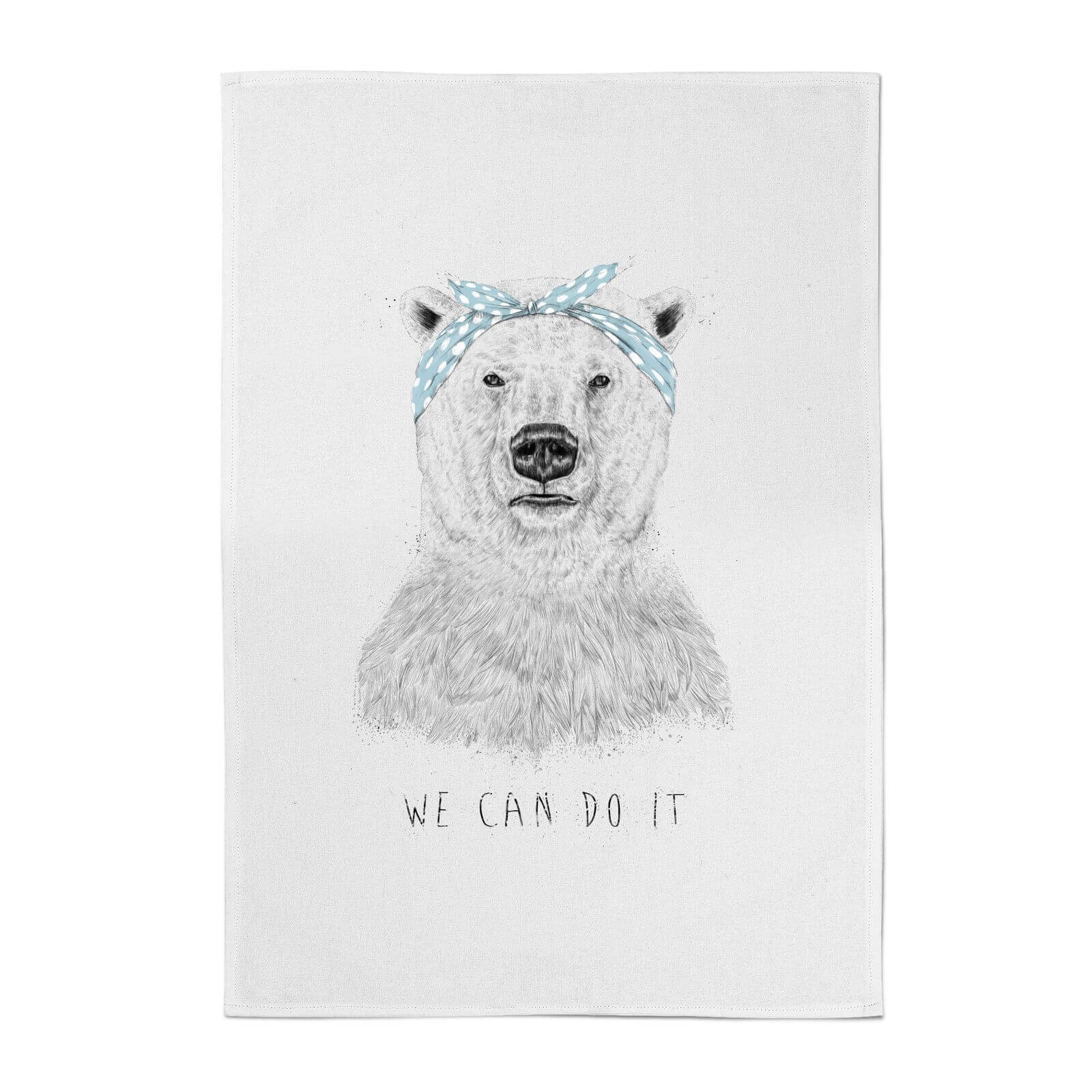 Balazs Solti We Can Do It Cotton Tea Towel