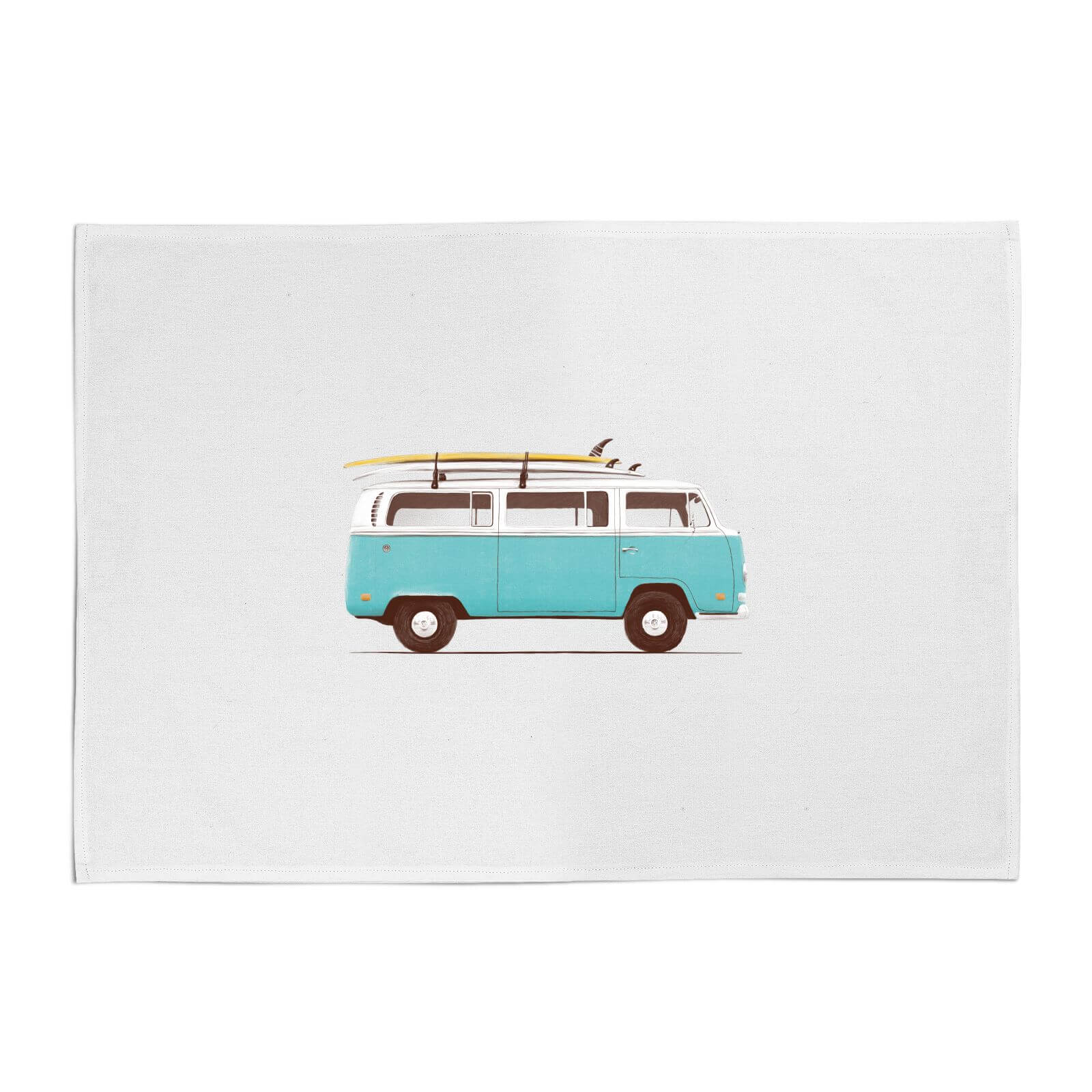 Florent Bodart Blue Van Cotton Tea Towel