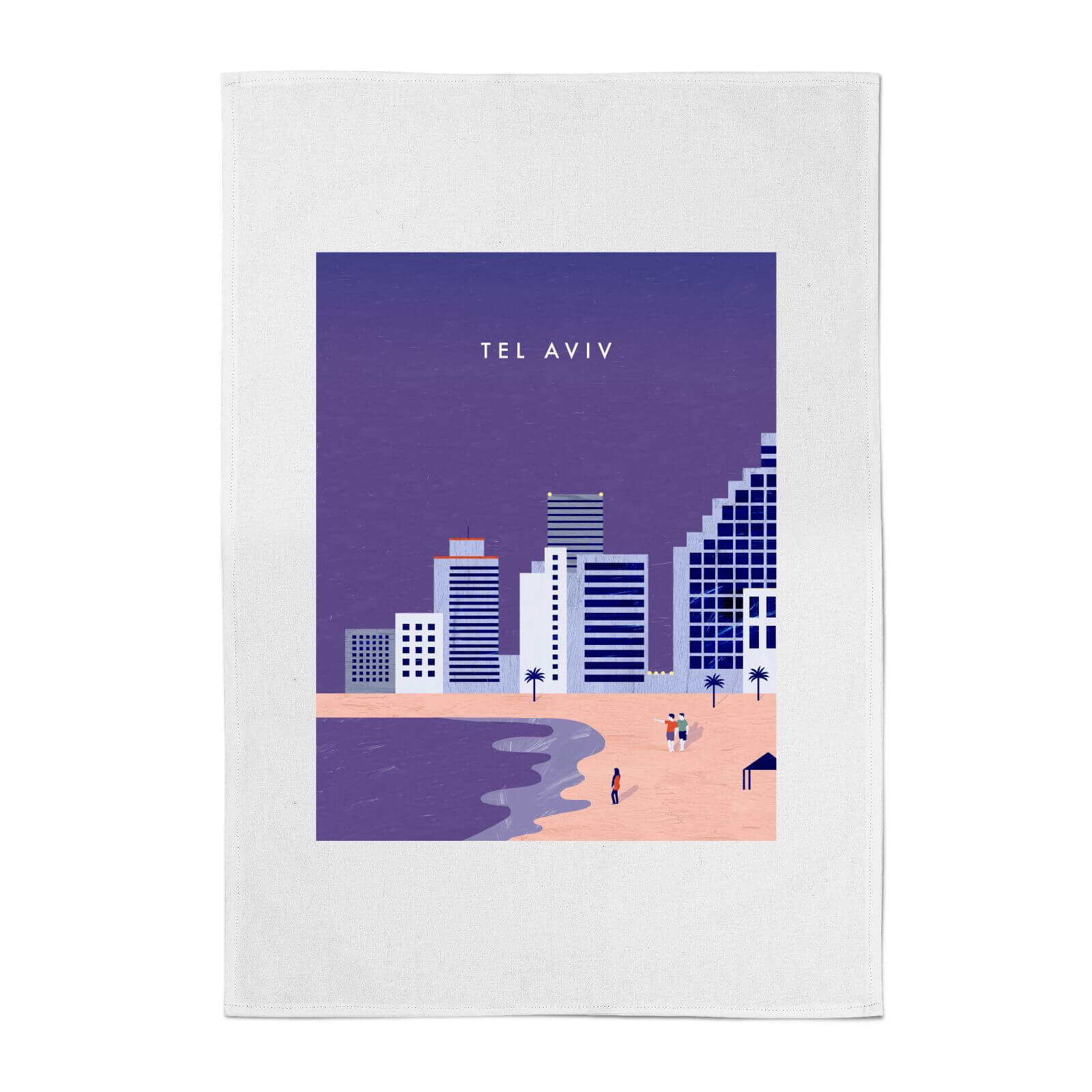 PlanetA444 Tel Aviv Cotton Tea Towel