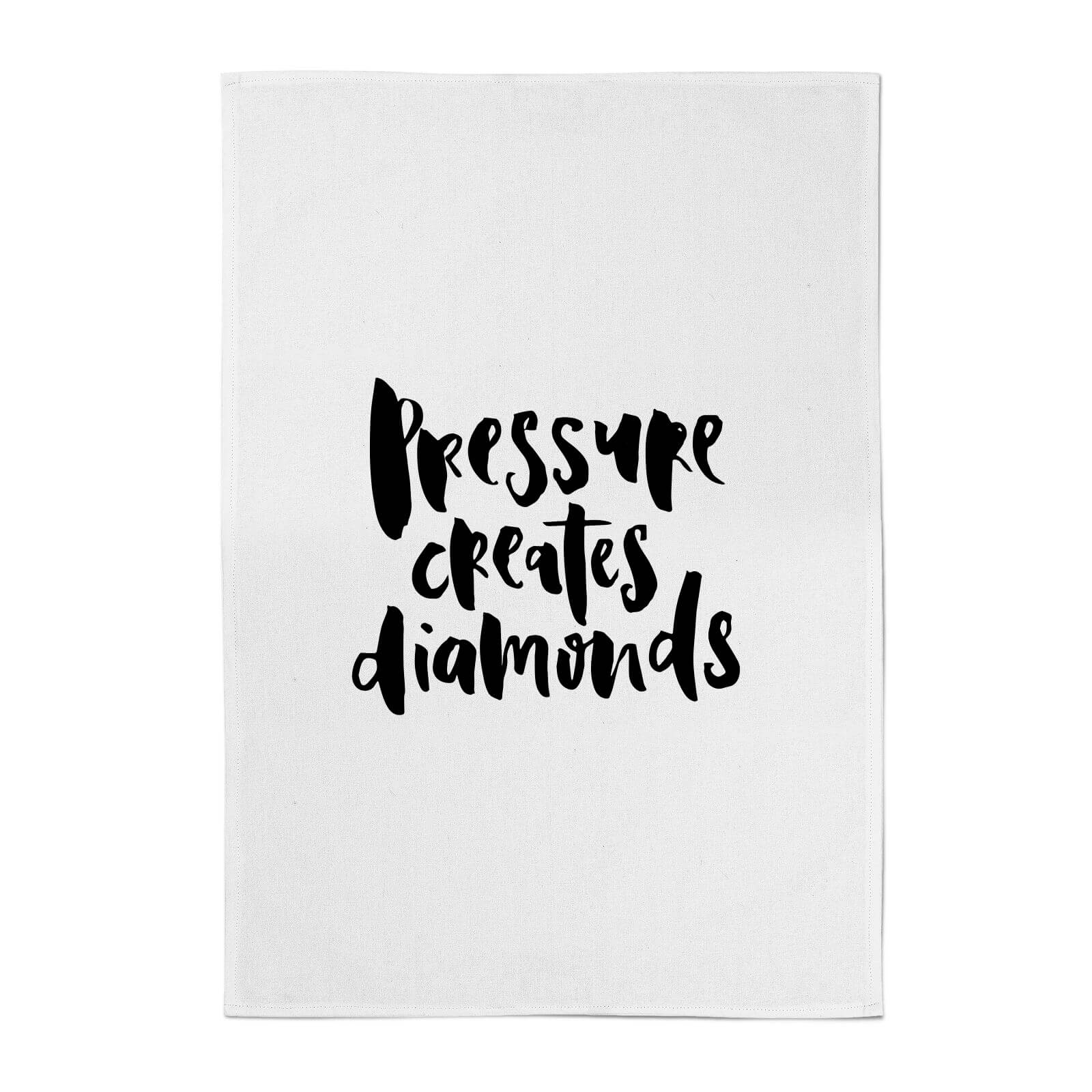 PlanetA444 Pressure Creates Diamonds Cotton Tea Towel