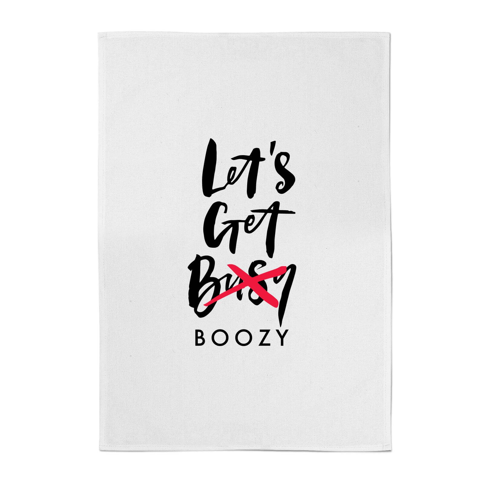 PlanetA444 Let's Get Boozy Cotton Tea Towel