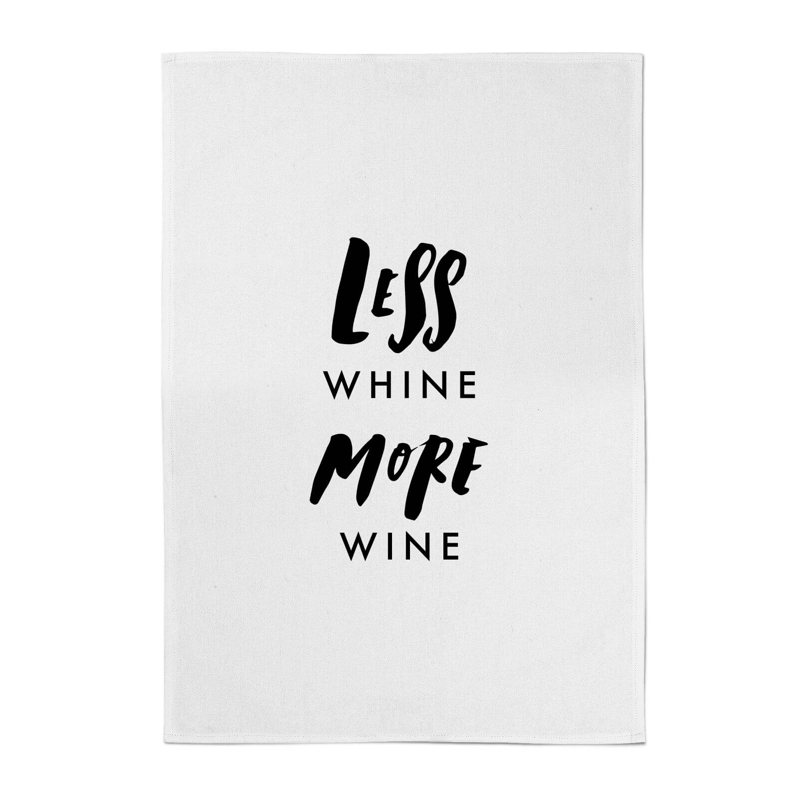 PlanetA444 Less Whine, More Wine Cotton Tea Towel