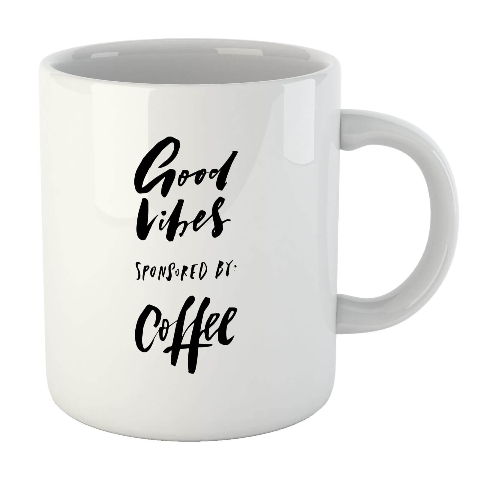 PlanetA444 Good Vibes Sponsored By Coffee Mug