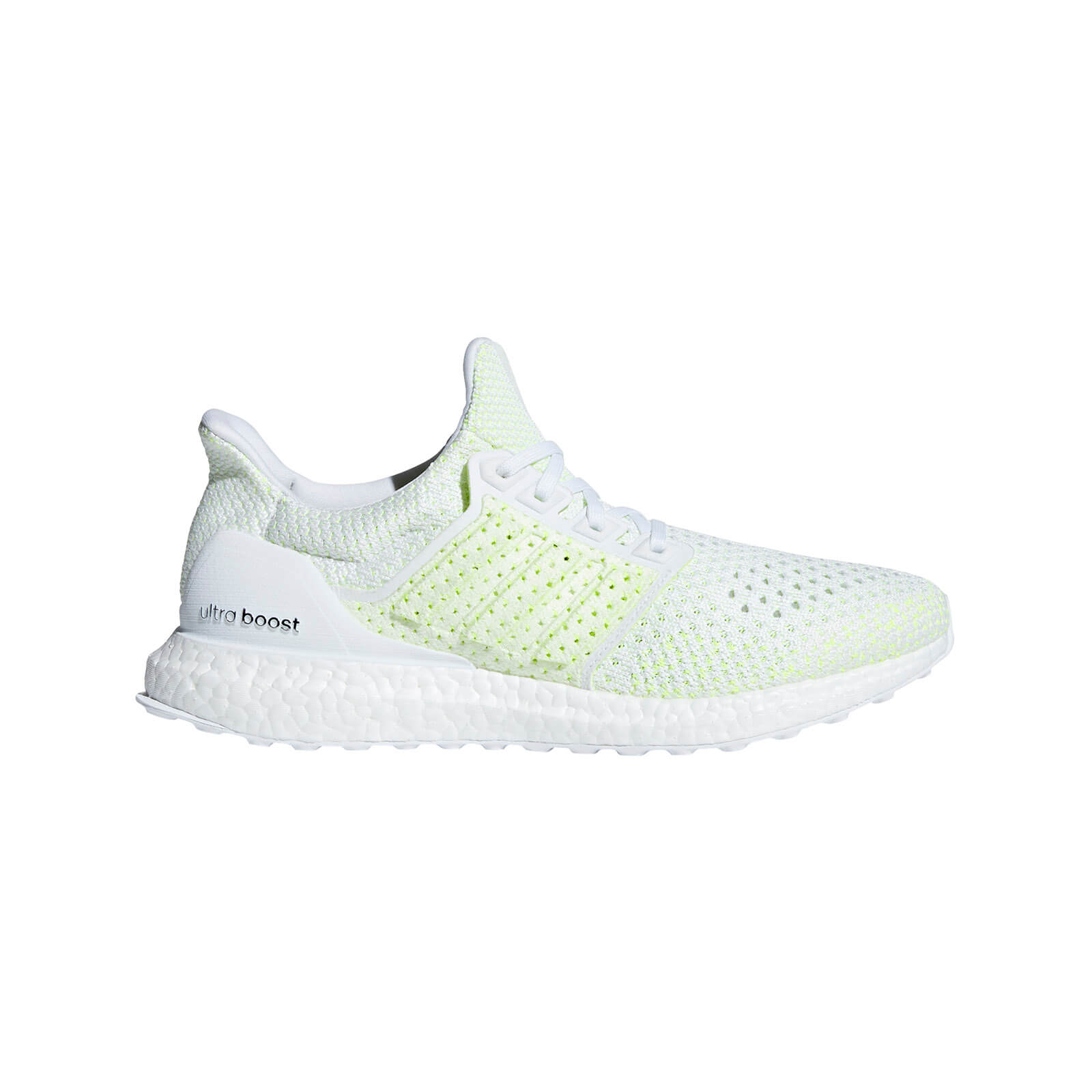 adidas Herren Ultraboost Clima Laufschuhe - Weiß / Grün - US 12.5/UK 12 - White/Green