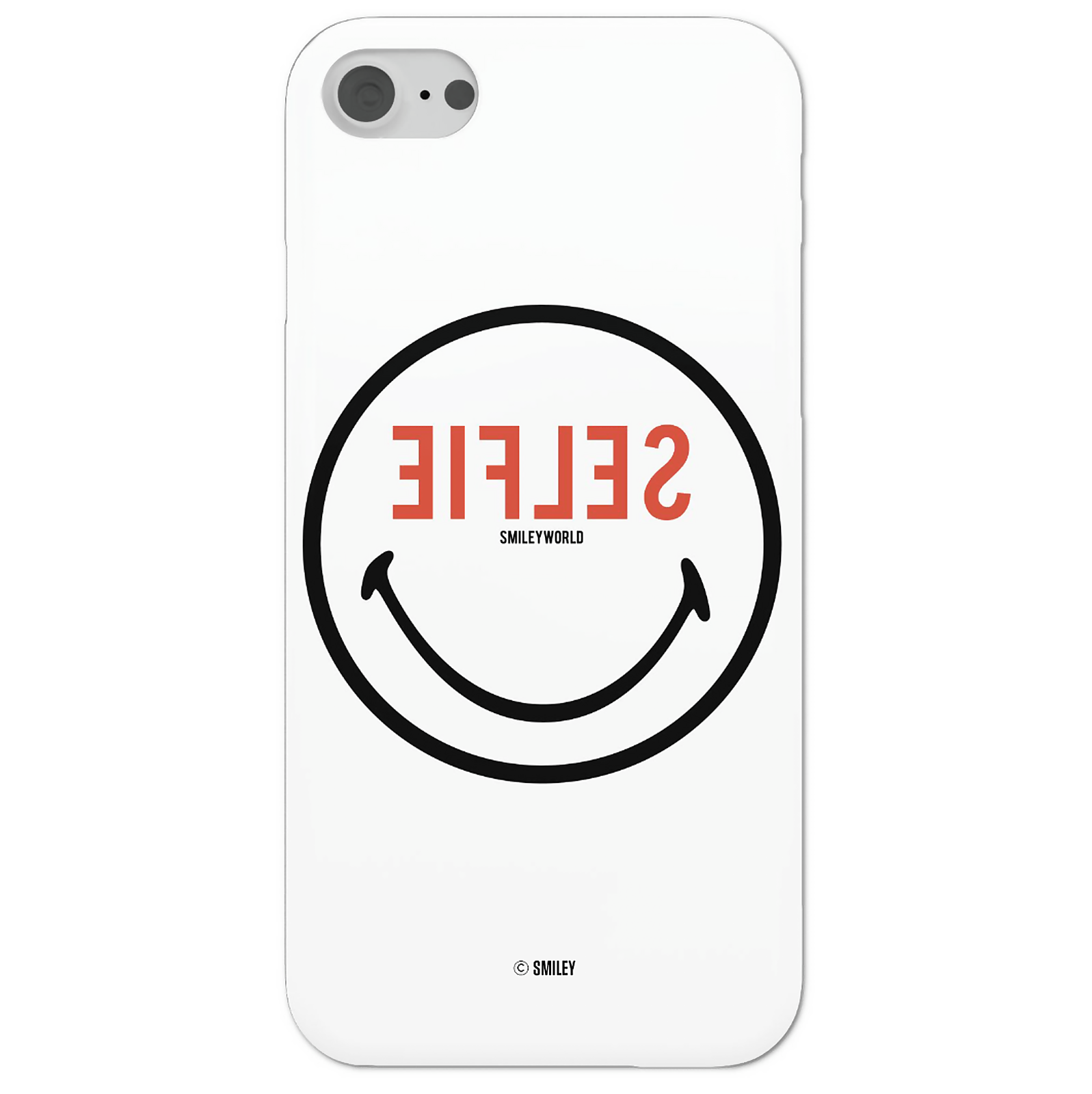 Coque Smartphone Selfie Pocket Smiley - Smiley World pour iPhone et Android - iPhone 7 Plus - Coque Simple Matte