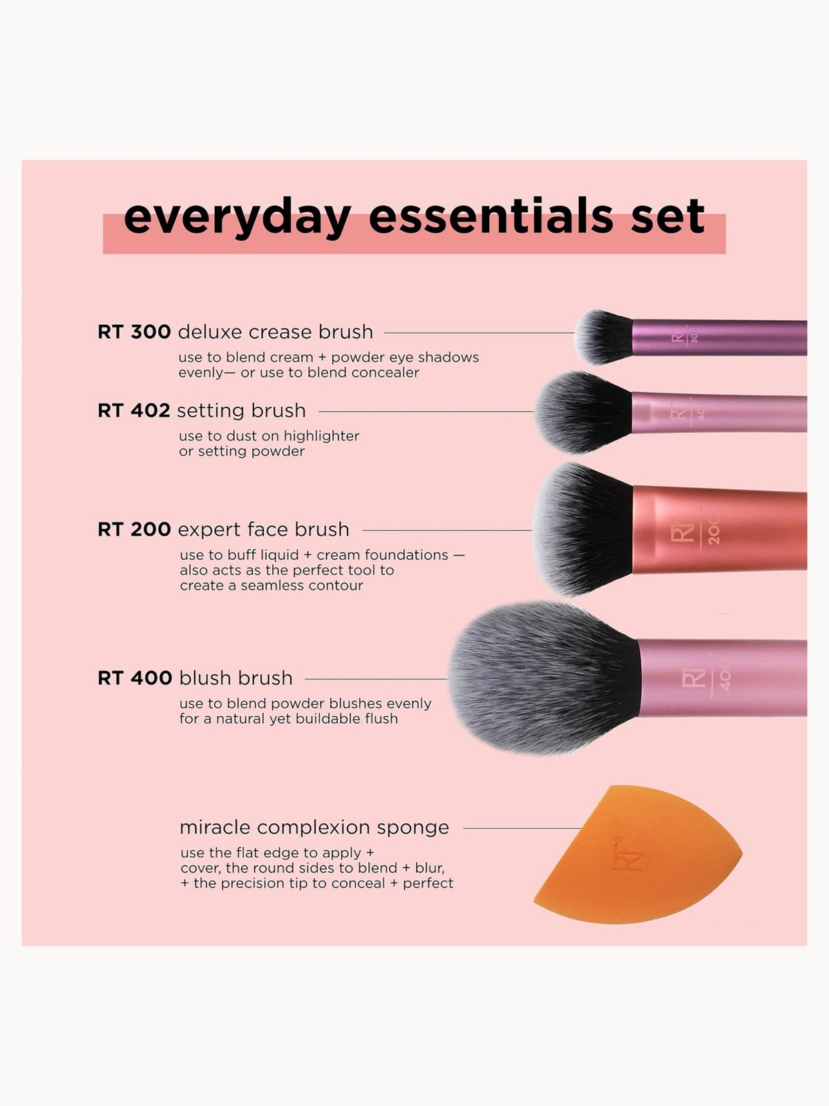 Real Techniques Everyday Essentials (Worth £35) 4