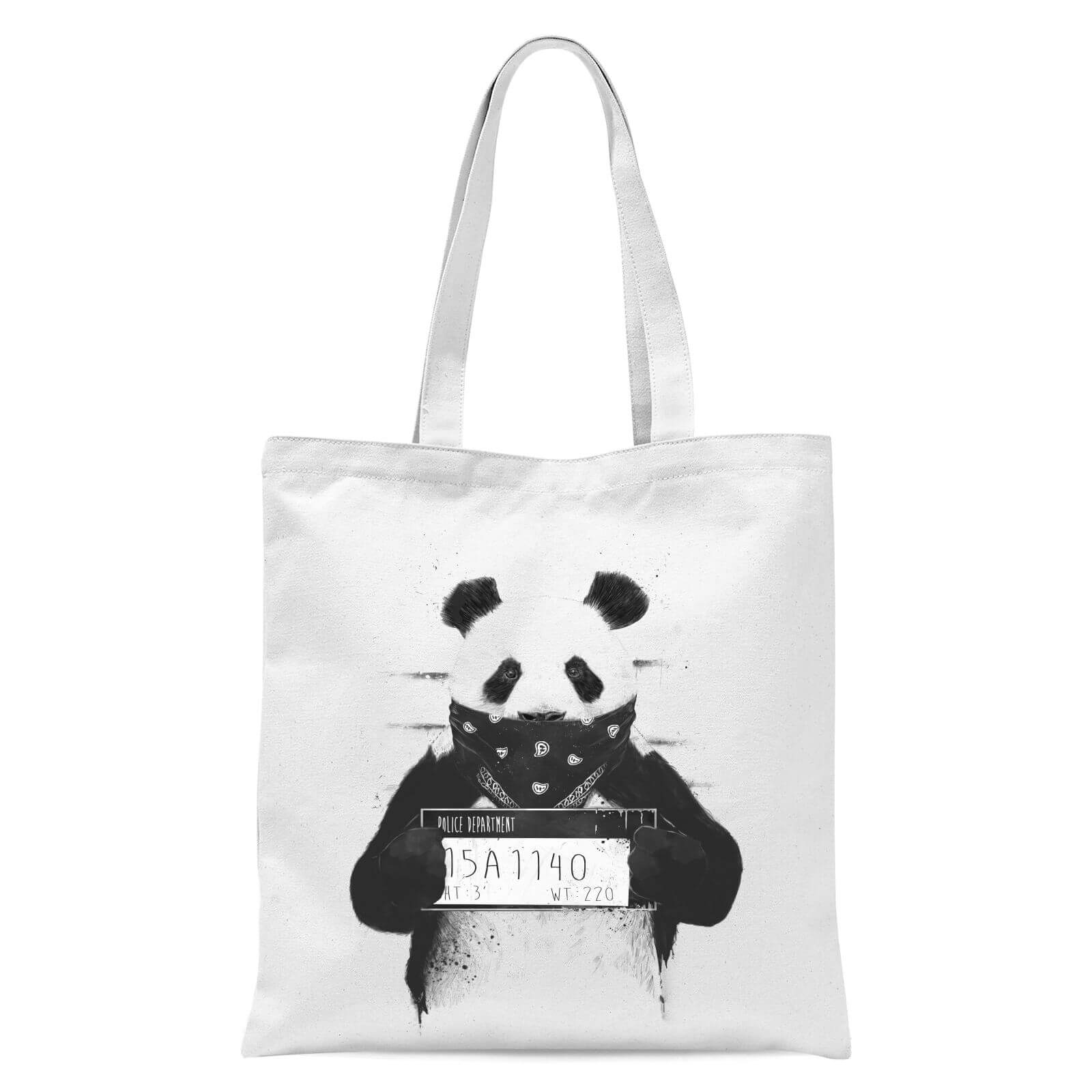 Balazs Solti Bandana Panda Tote Bag - White