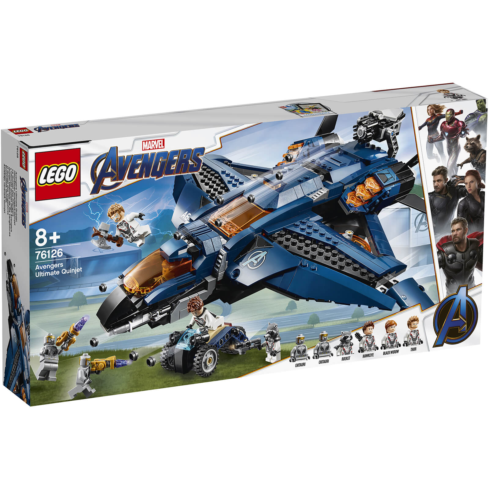 LEGO Marvel Avengers Ultimate Quinjet Plane Toy (76126)