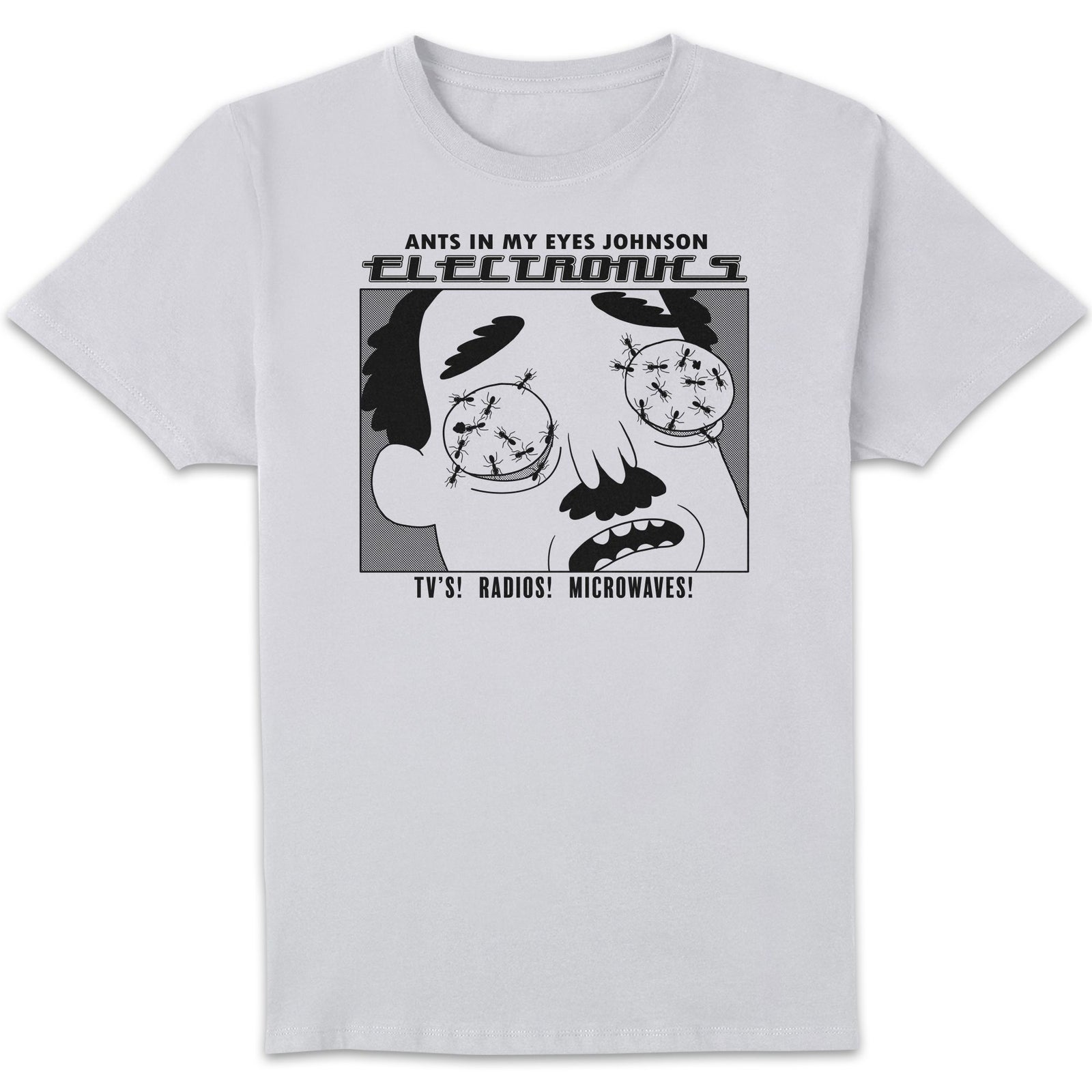 Rick and Morty Ants In My Eyes Men's T-Shirt - White - XL