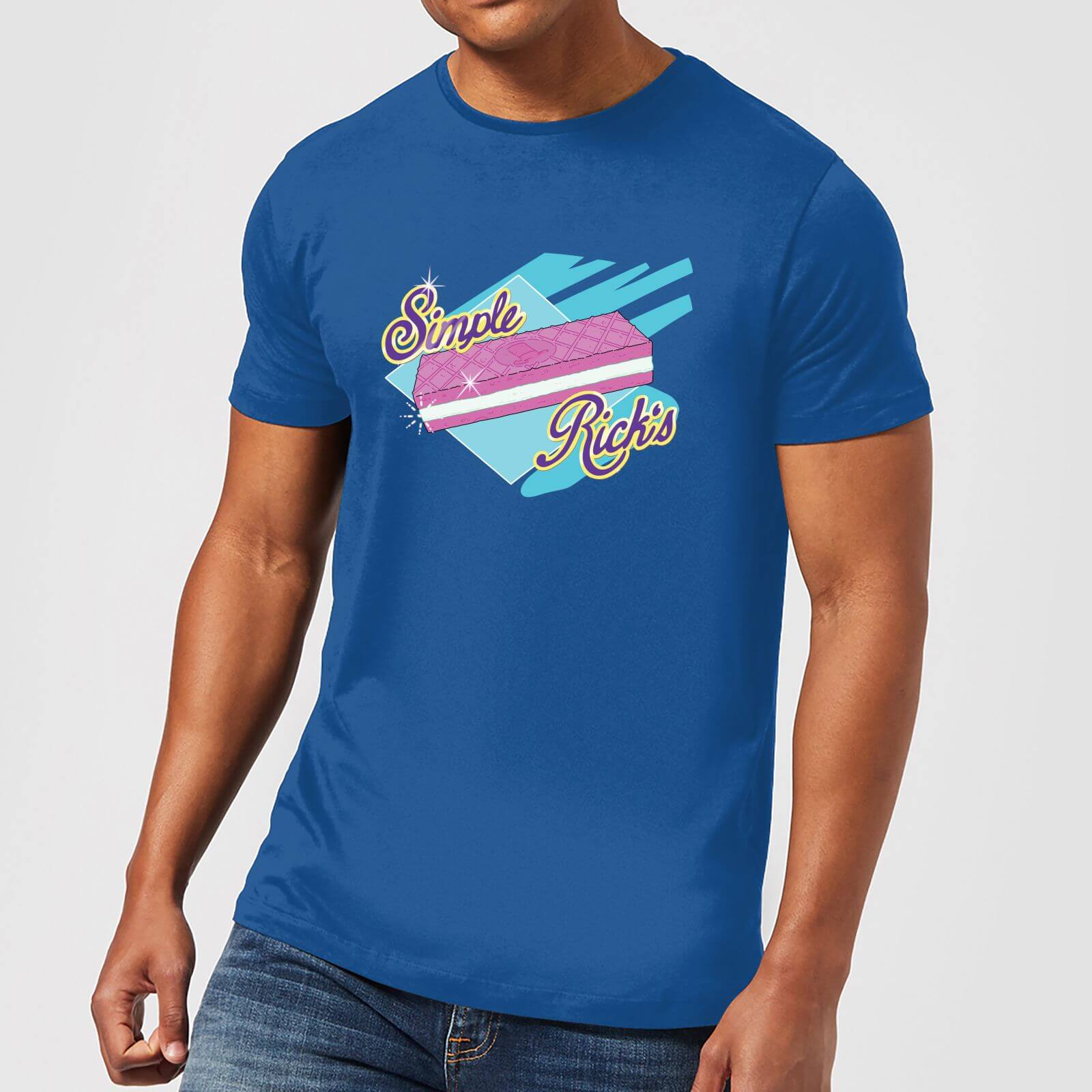 T-Shirt Rick e Morty Simple Ricks - Blu - Uomo - XXL