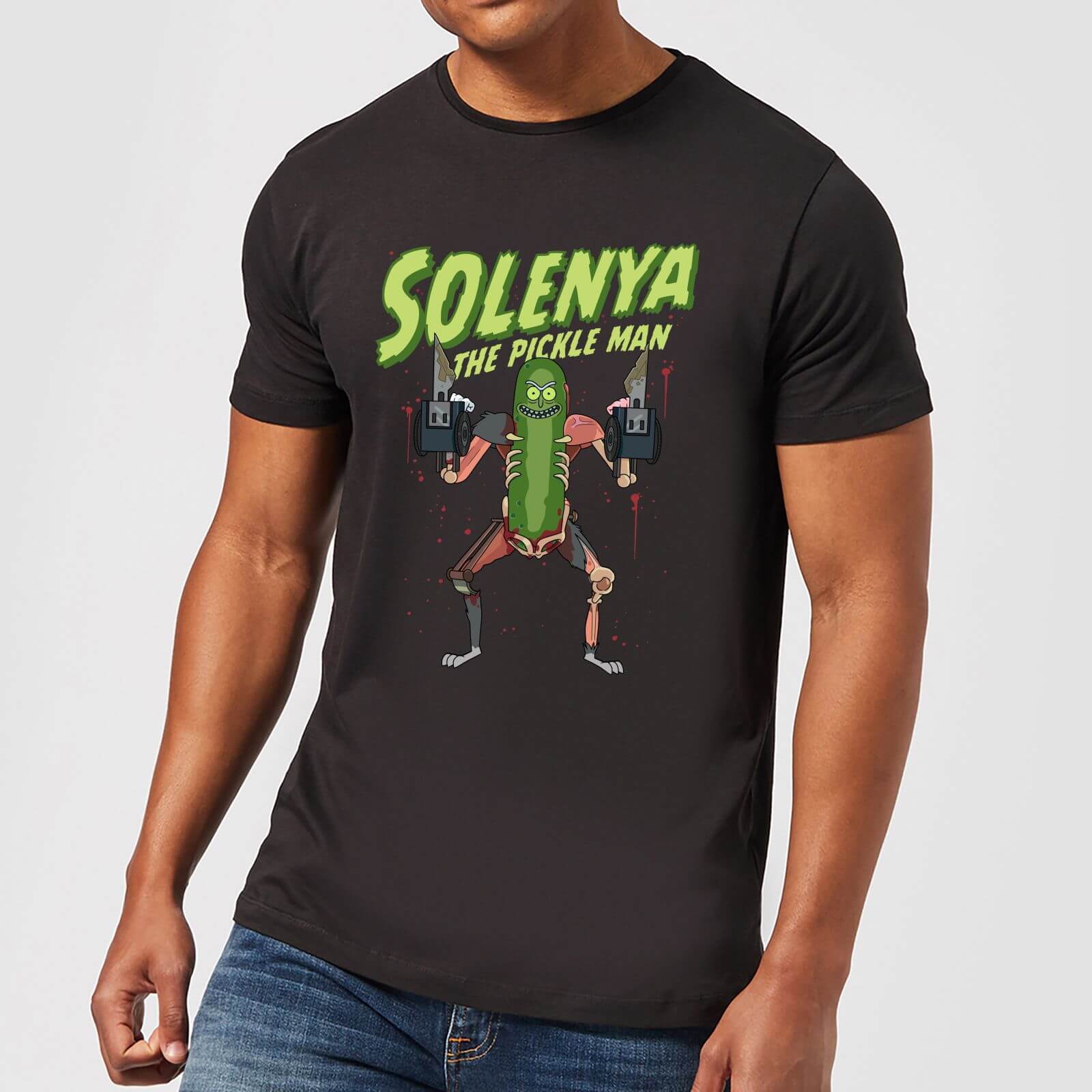 Rick and Morty Solenya Herren T-Shirt - Schwarz - S